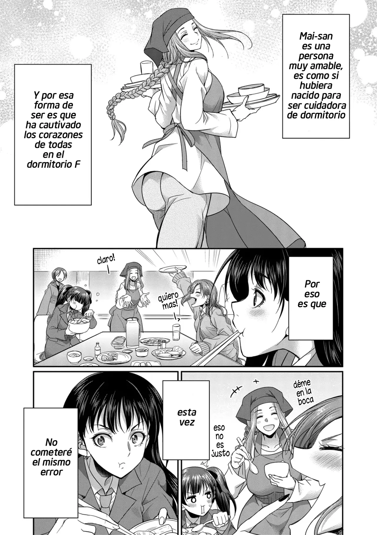 [Gekka Kaguya] Futanari Joshi Kousei wa Ryoubo-san to...♥ (Chap. 1)| Colegialas Futanari...♥ a su Cuidadora de Dormitorio (Cap.1) [Spanish] [Decensored] [Digital] [Harenchi no Fansub] Bildnummer 7