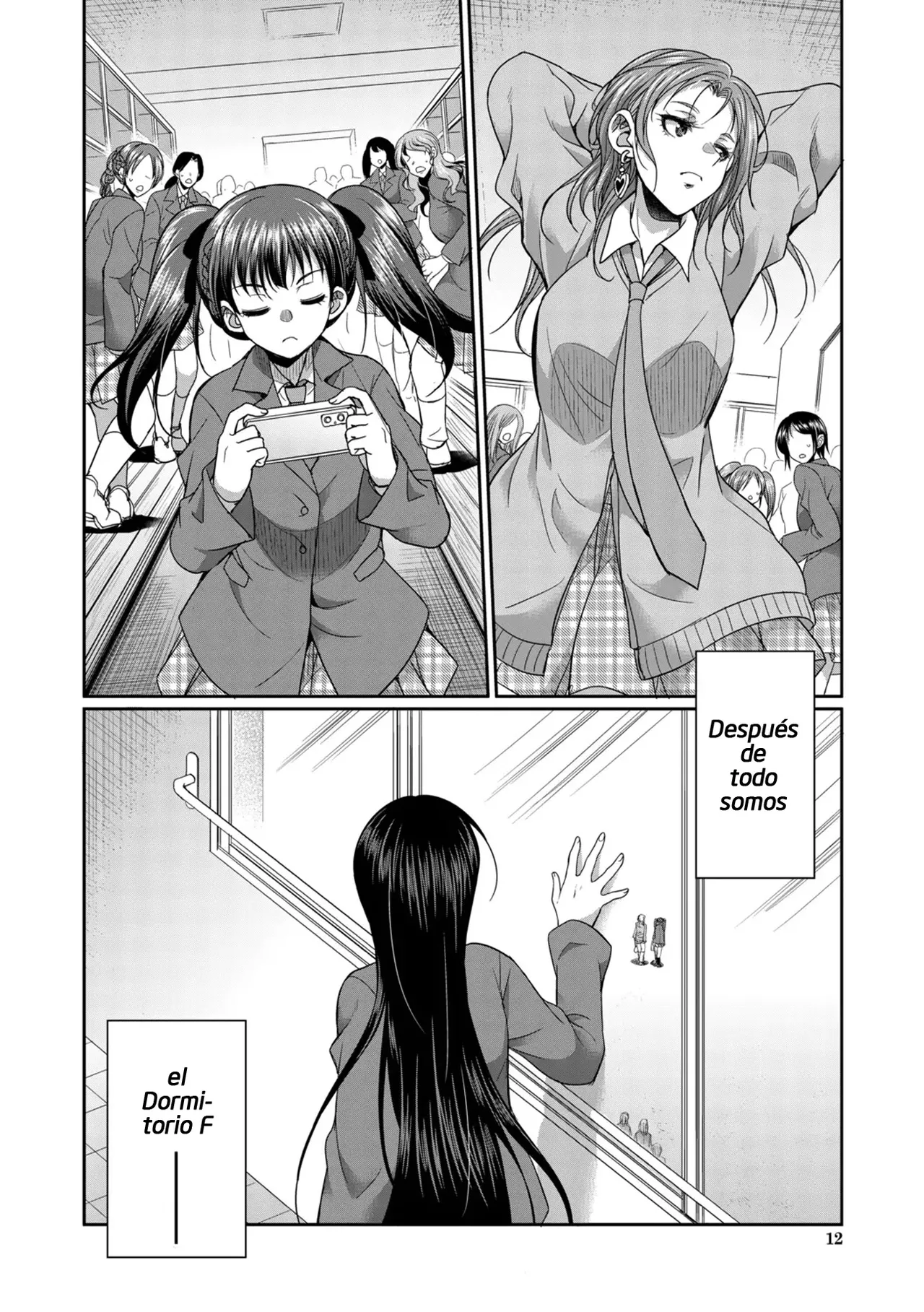 [Gekka Kaguya] Futanari Joshi Kousei wa Ryoubo-san to...♥ (Chap. 1)| Colegialas Futanari...♥ a su Cuidadora de Dormitorio (Cap.1) [Spanish] [Decensored] [Digital] [Harenchi no Fansub] Bildnummer 10