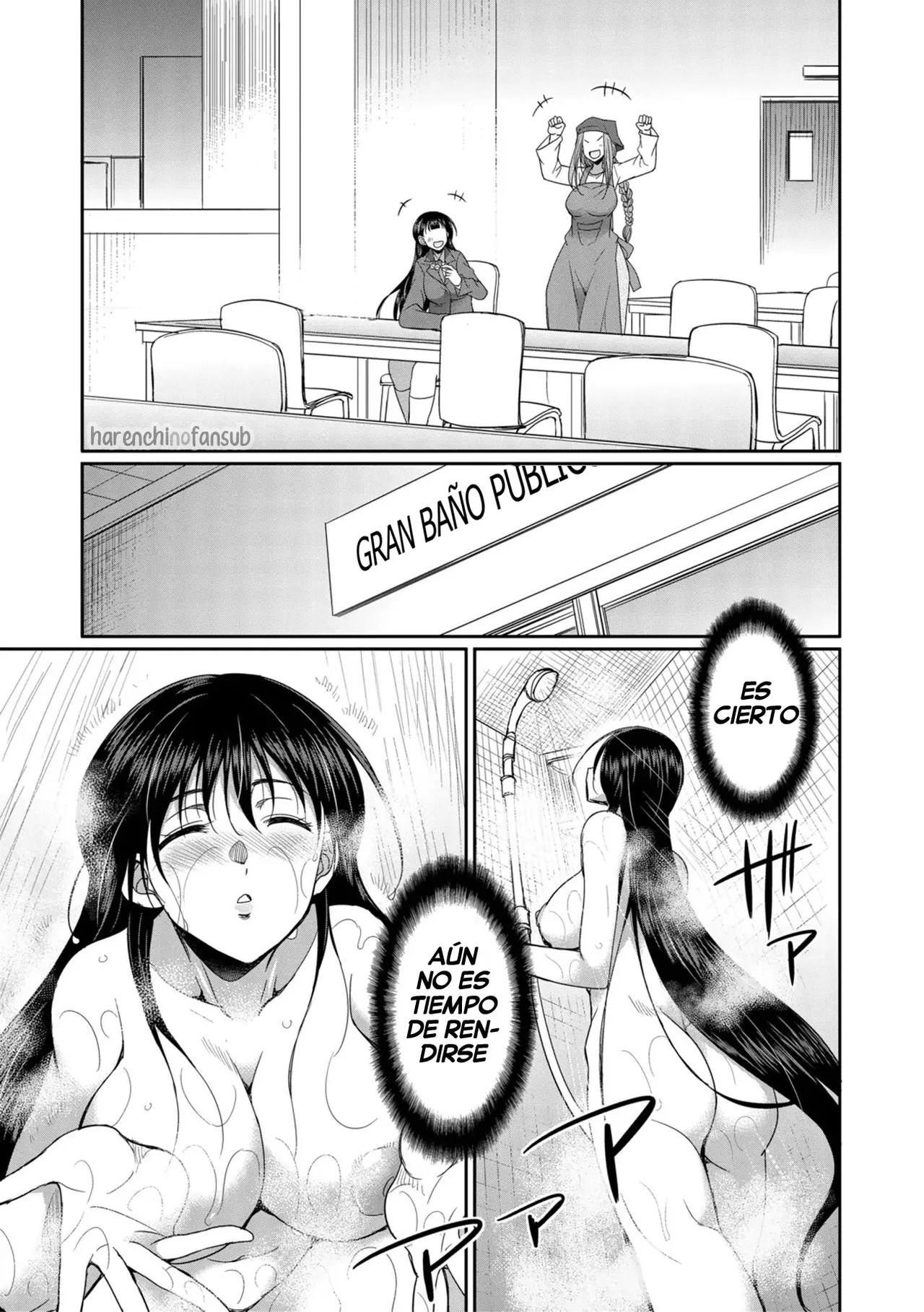 [Gekka Kaguya] Futanari Joshi Kousei wa Ryoubo-san to...♥ (Chap. 1)| Colegialas Futanari...♥ a su Cuidadora de Dormitorio (Cap.1) [Spanish] [Decensored] [Digital] [Harenchi no Fansub] Bildnummer 15