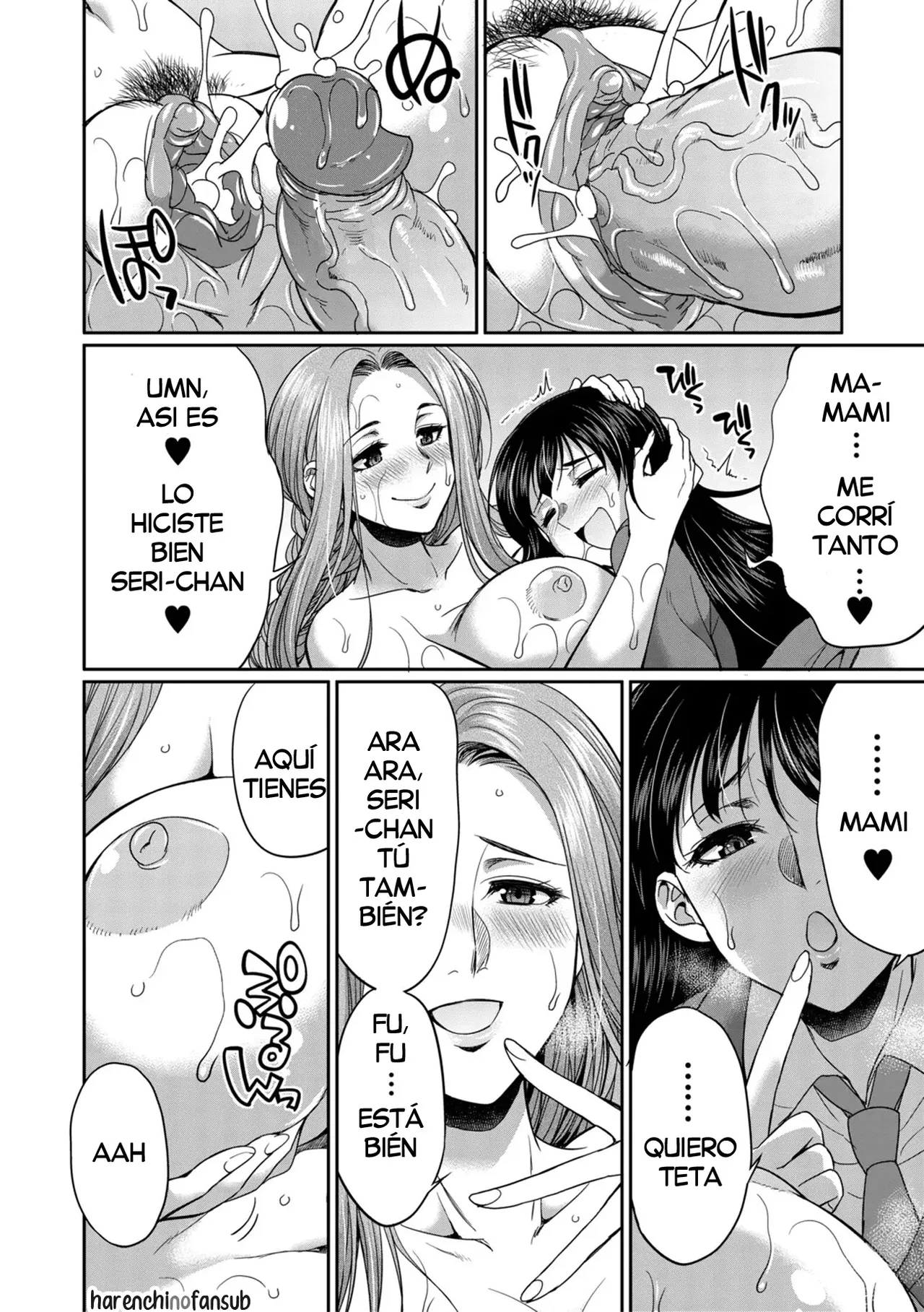 [Gekka Kaguya] Futanari Joshi Kousei wa Ryoubo-san to...♥ (Chap. 1)| Colegialas Futanari...♥ a su Cuidadora de Dormitorio (Cap.1) [Spanish] [Decensored] [Digital] [Harenchi no Fansub] Bildnummer 43