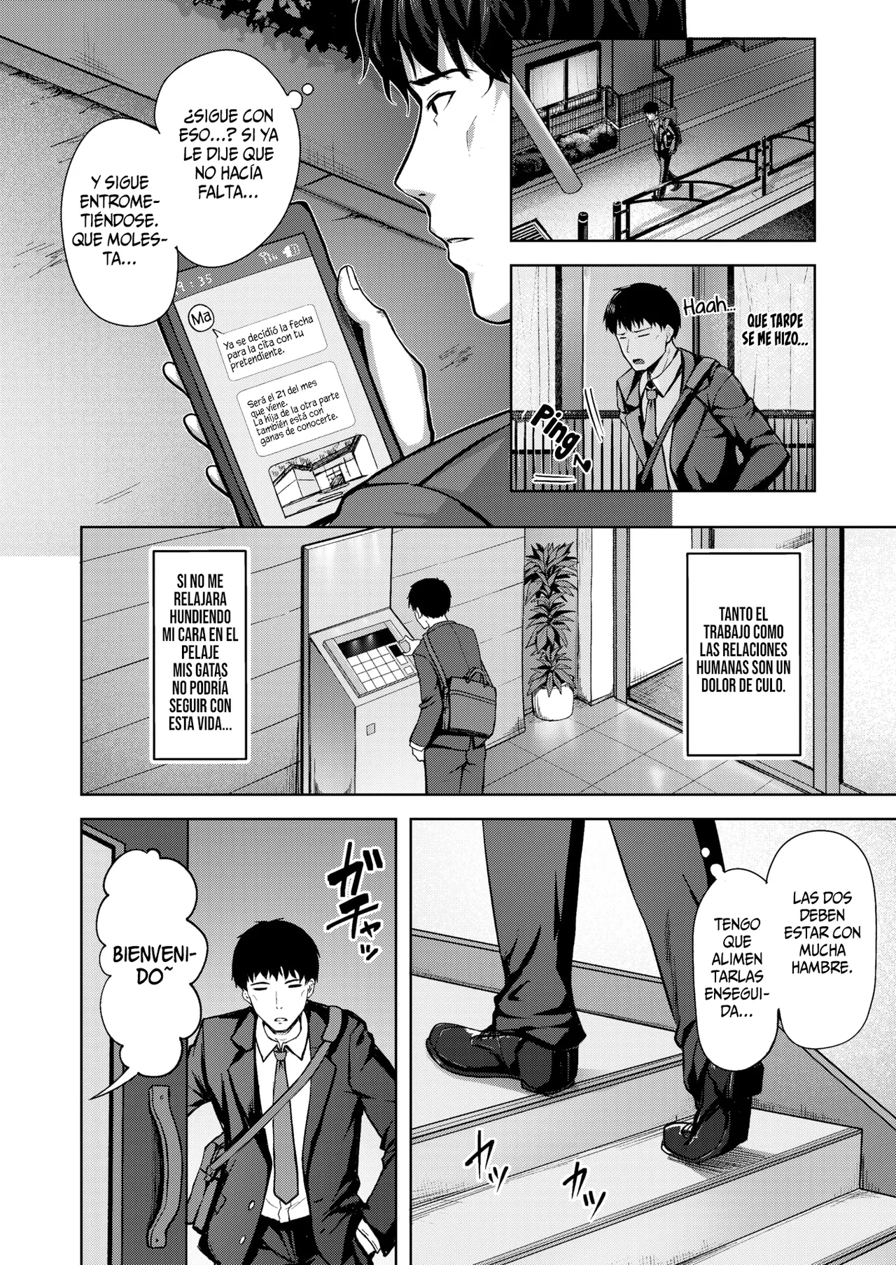 [Nicoby] Ameri to moka || Amelie y Moca (COMIC Kairakuten BEAST 2026-02) [Spanish] [SSR Translations] [Digital] изображение № 2