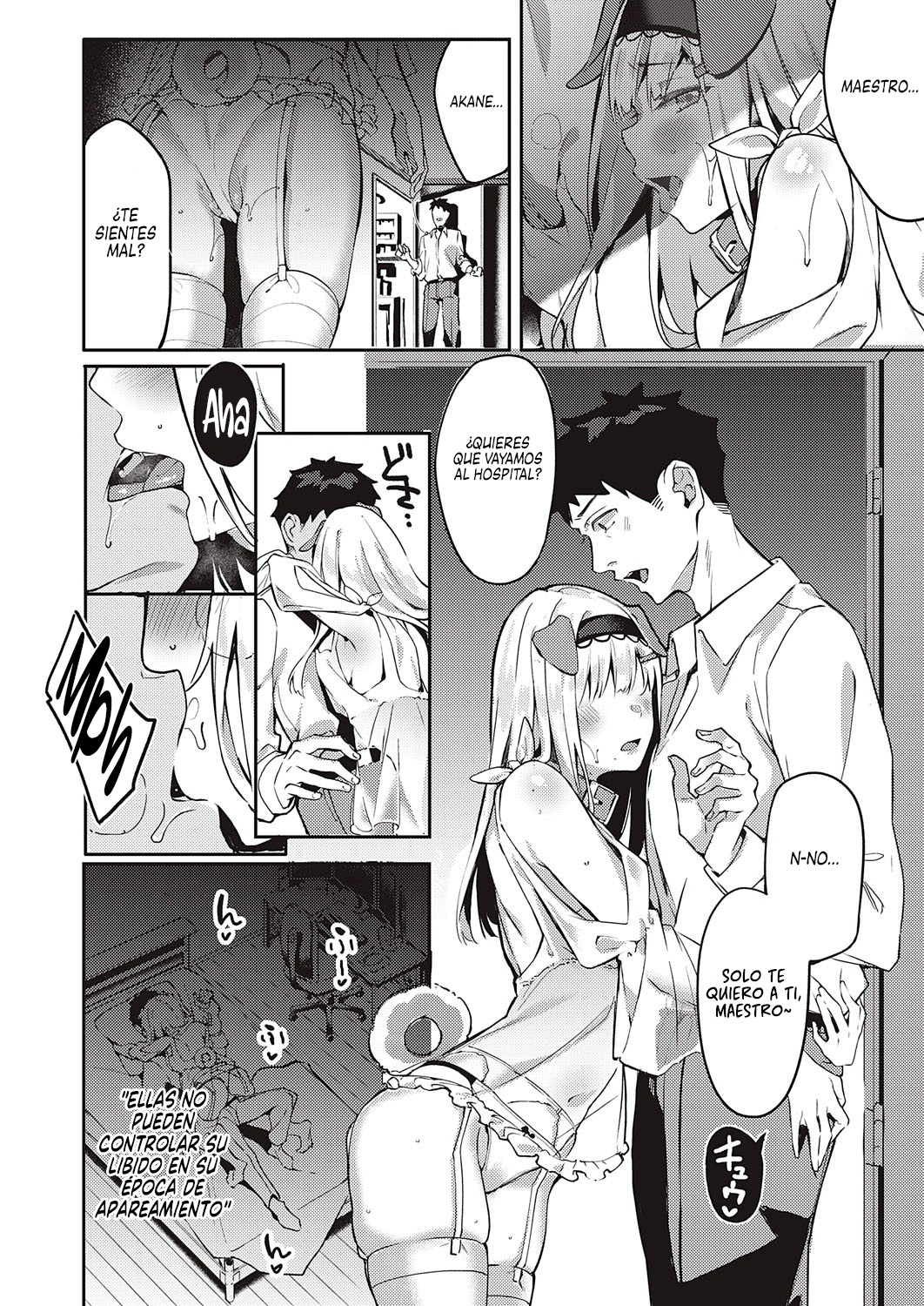 [Bunga] Hatsujou Koinu Akane-chan | La Temporada de Apareamiento de las Cachorro Akane-chan (COMIC ExE 29) [Spanish] [NekoCreme] [Digital] image number 15