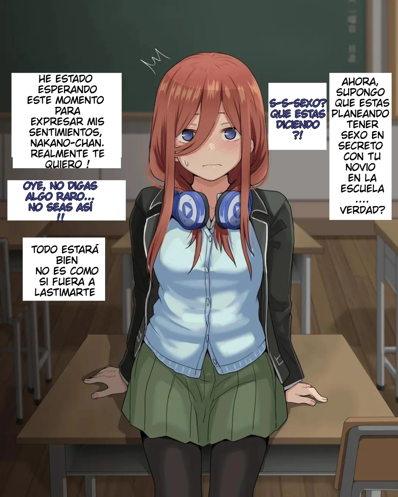 [Tatsukichi] 3／5 Ryoujoku - Nakano Miku ~Netorare~ | Violación a la 3ra de las 5 Hermanas - Miku Nakano ~Netorare~ (Gotoubun no Hanayome) [Spanish] [Darkss 153] 3eme image