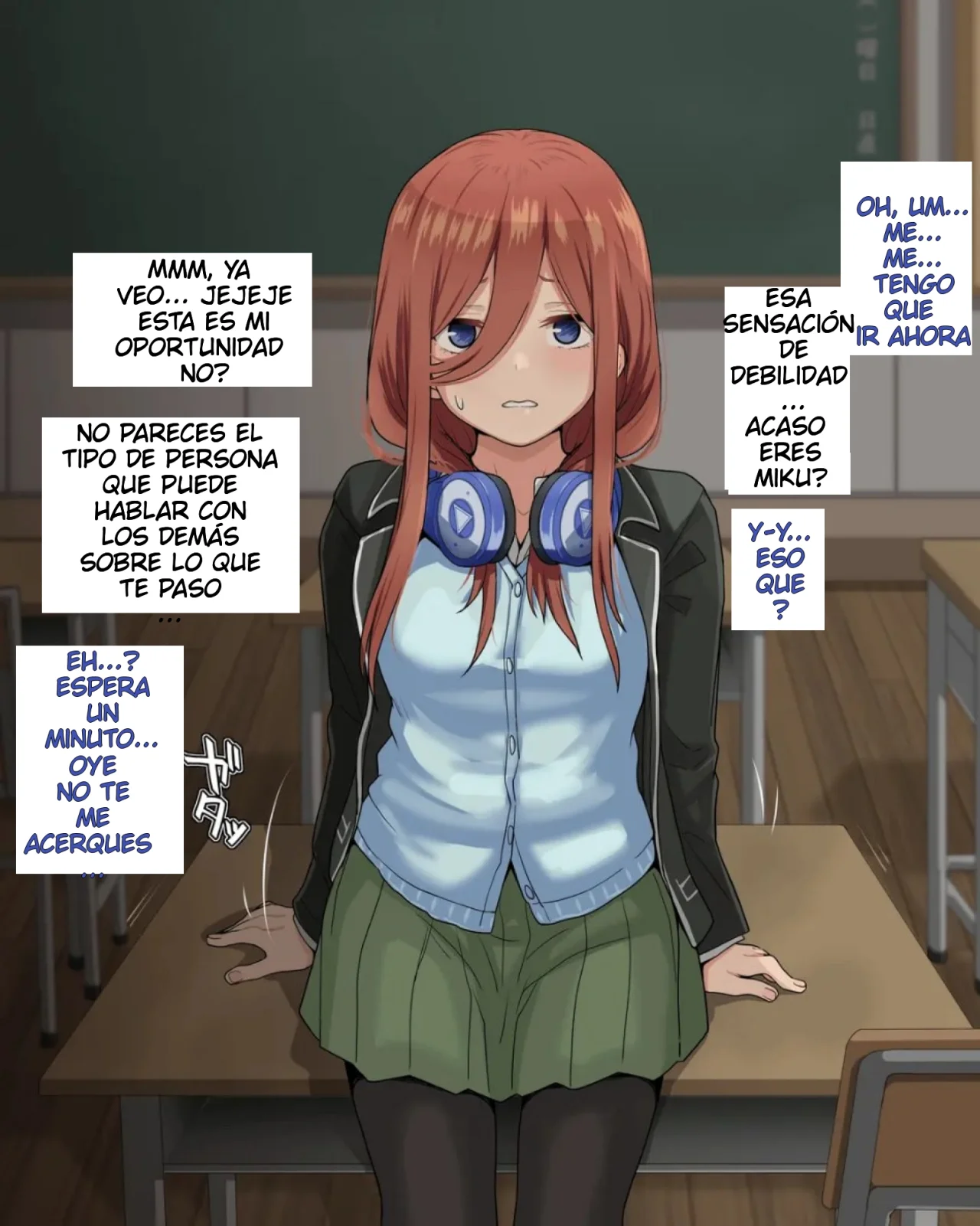 [Tatsukichi] 3／5 Ryoujoku - Nakano Miku ~Netorare~ | Violación a la 3ra de las 5 Hermanas - Miku Nakano ~Netorare~ (Gotoubun no Hanayome) [Spanish] [Darkss 153] 4eme image