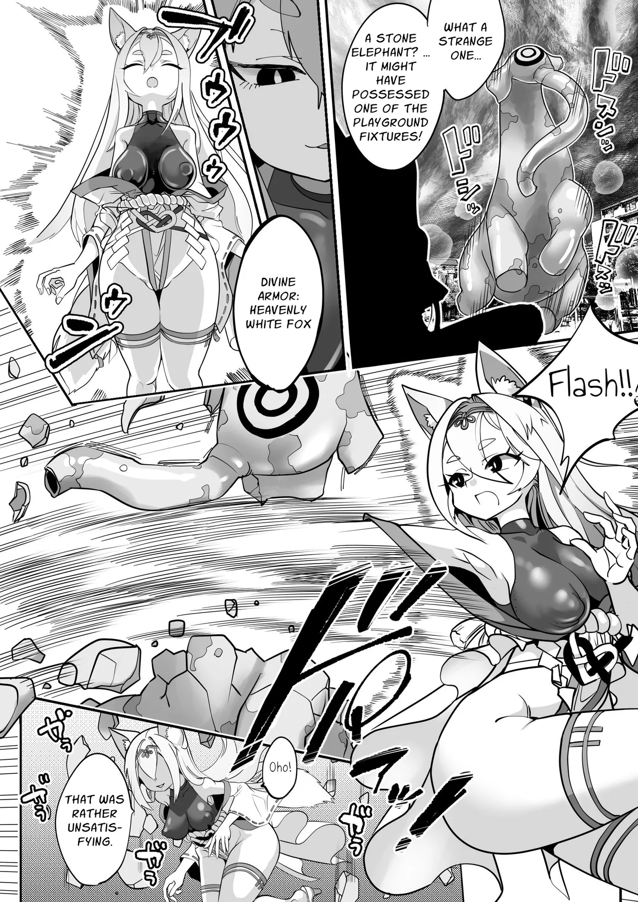 [Shimanami] Mahou Shoujo Gingitsune Ecchi na Stamp Rally de Sekika Chuudoku!! | Magical Girl Silverfox ~Erotic Stamp Rally Petrifaction Addiction!!~ [English] [Penguin Piper] [Digital] image number 12