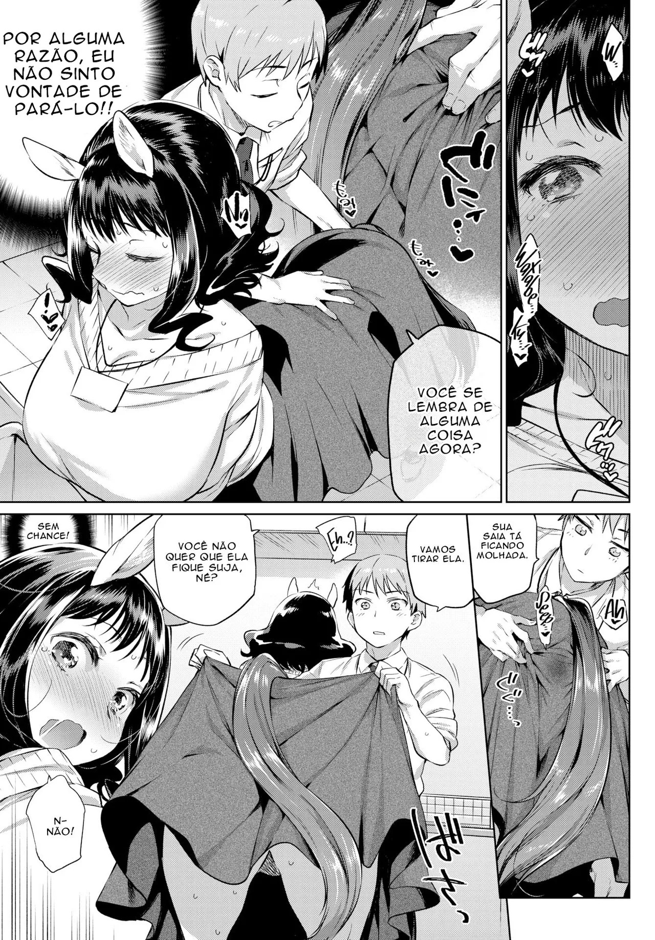 [Mizone] The Office Lady Centaur and Her Little Junior [Portuguese] [Descensored] image number 7