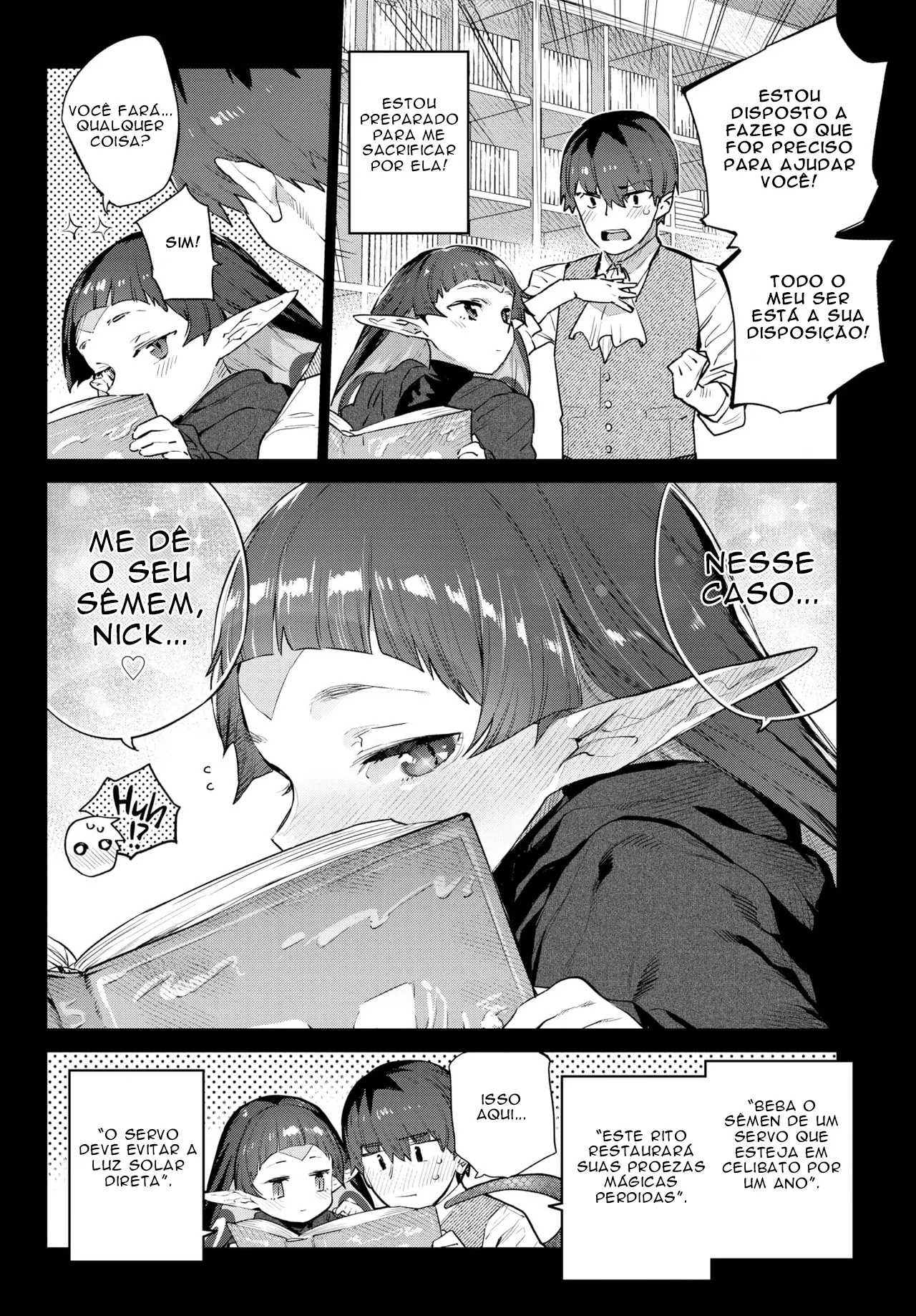 [Mizone] Otherworldly Maidens Series 06 - A Serpent Maiden Devours Her Servant [Portuguese] [Descensored] изображение № 6