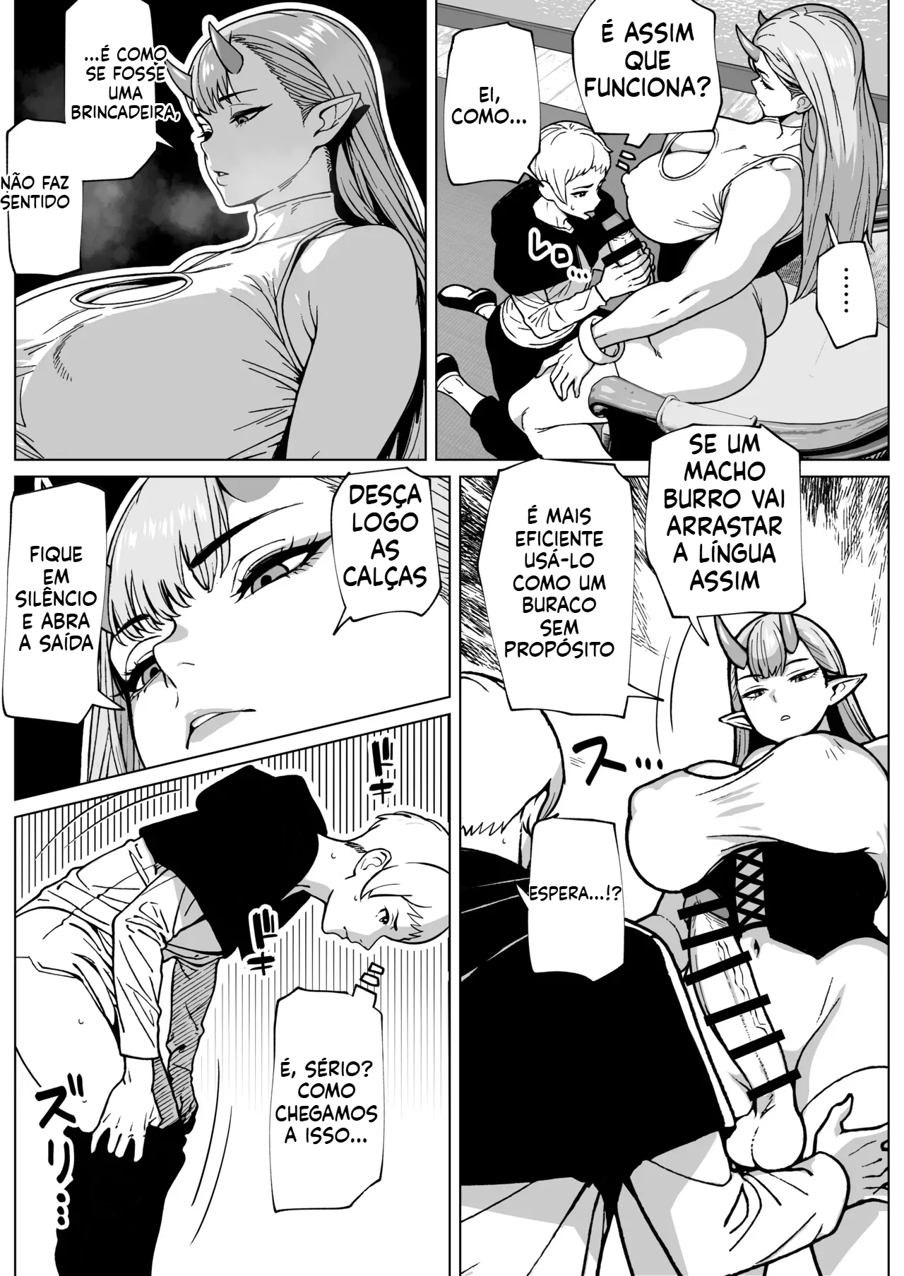 [bekobeko] Futanari-sama no Haishutsu Kuchi [Portuguese-BR] 画像番号 6