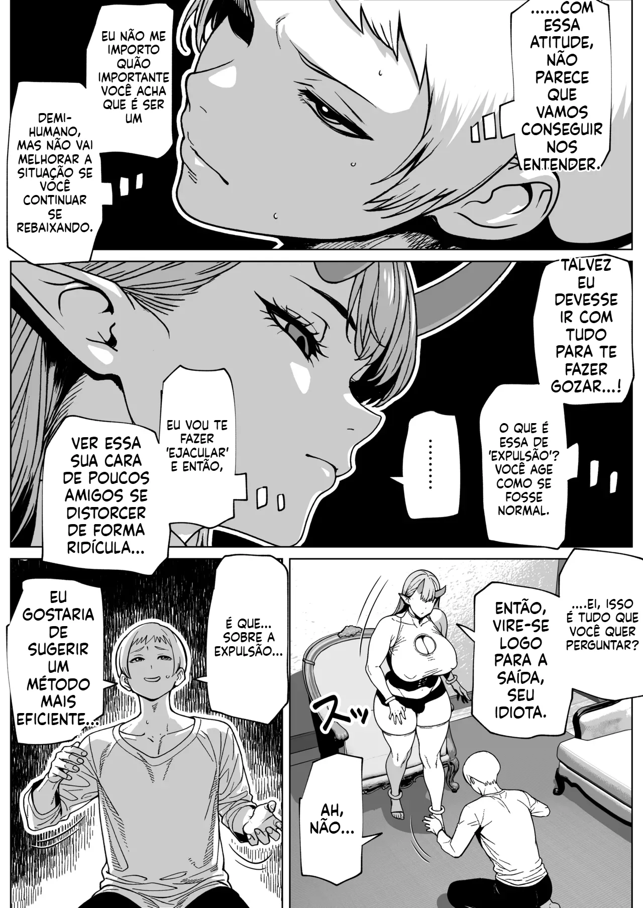 [bekobeko] Futanari-sama no Haishutsu Kuchi [Portuguese-BR] 画像番号 11