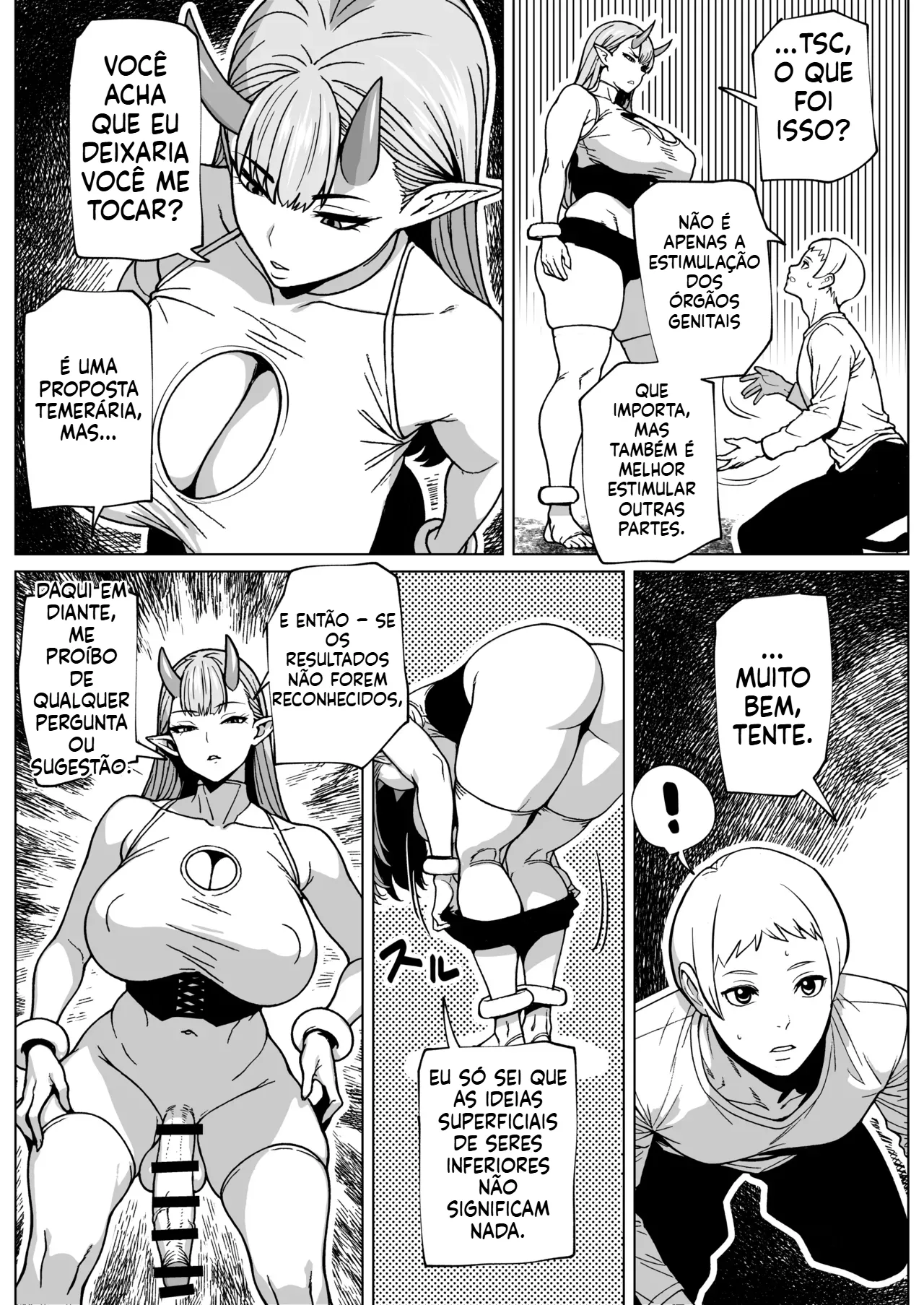 [bekobeko] Futanari-sama no Haishutsu Kuchi [Portuguese-BR] 画像番号 12