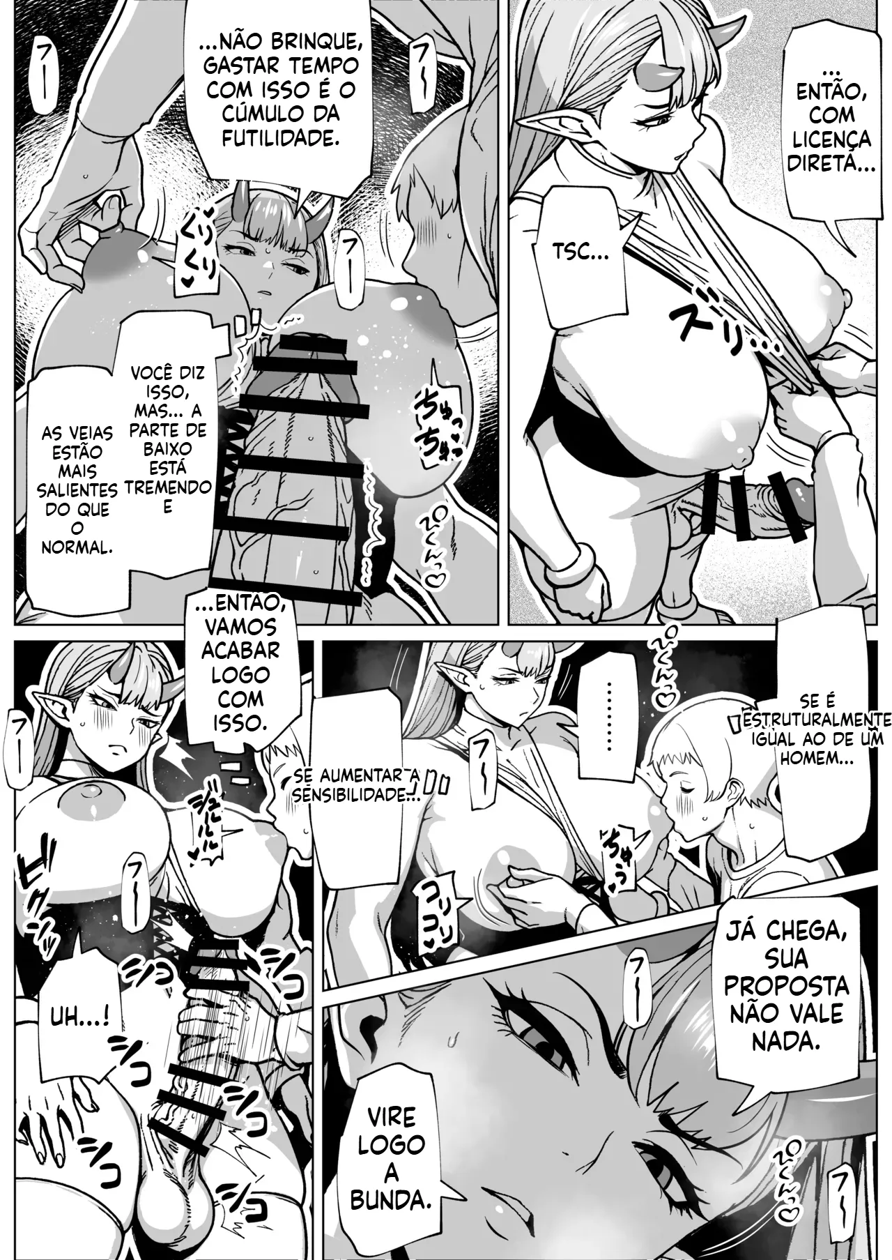 [bekobeko] Futanari-sama no Haishutsu Kuchi [Portuguese-BR] 画像番号 14