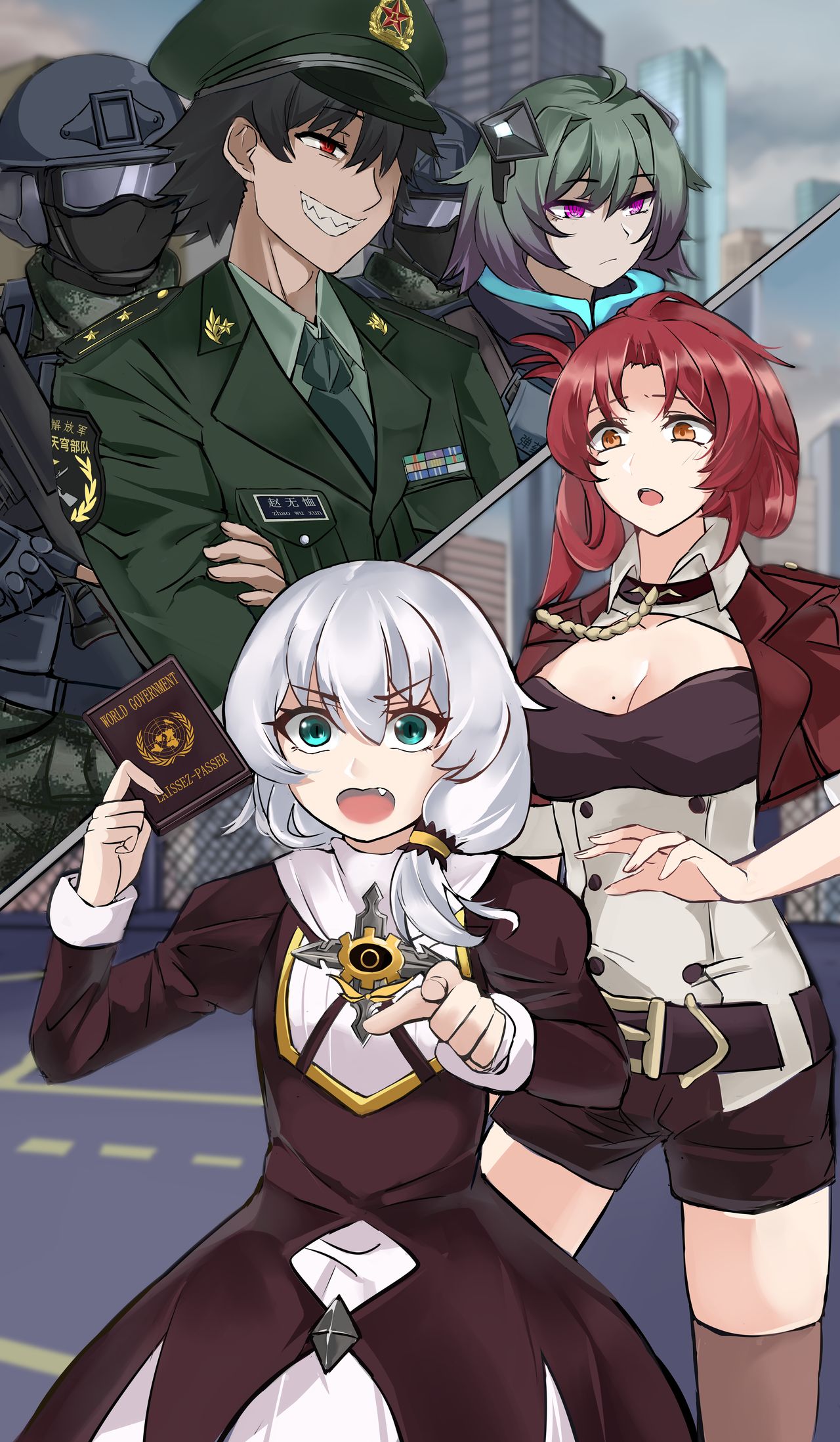 《天命女少校与神州解放军政委的二三事》故事配图 이미지 번호 3