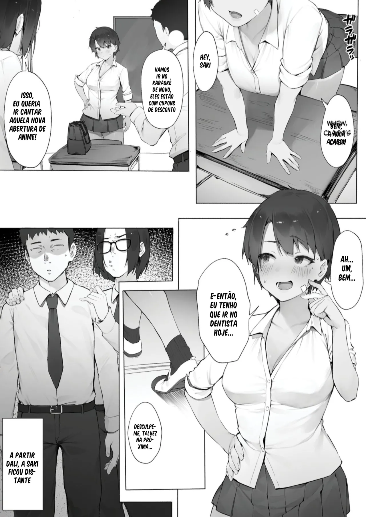 [Nigiri Usagi] Senpai ni Jibun ga Mesu de Aru Koto o Wakarasareru Kouhai Zoku [Zenpen] [Portuguese] изображение № 3