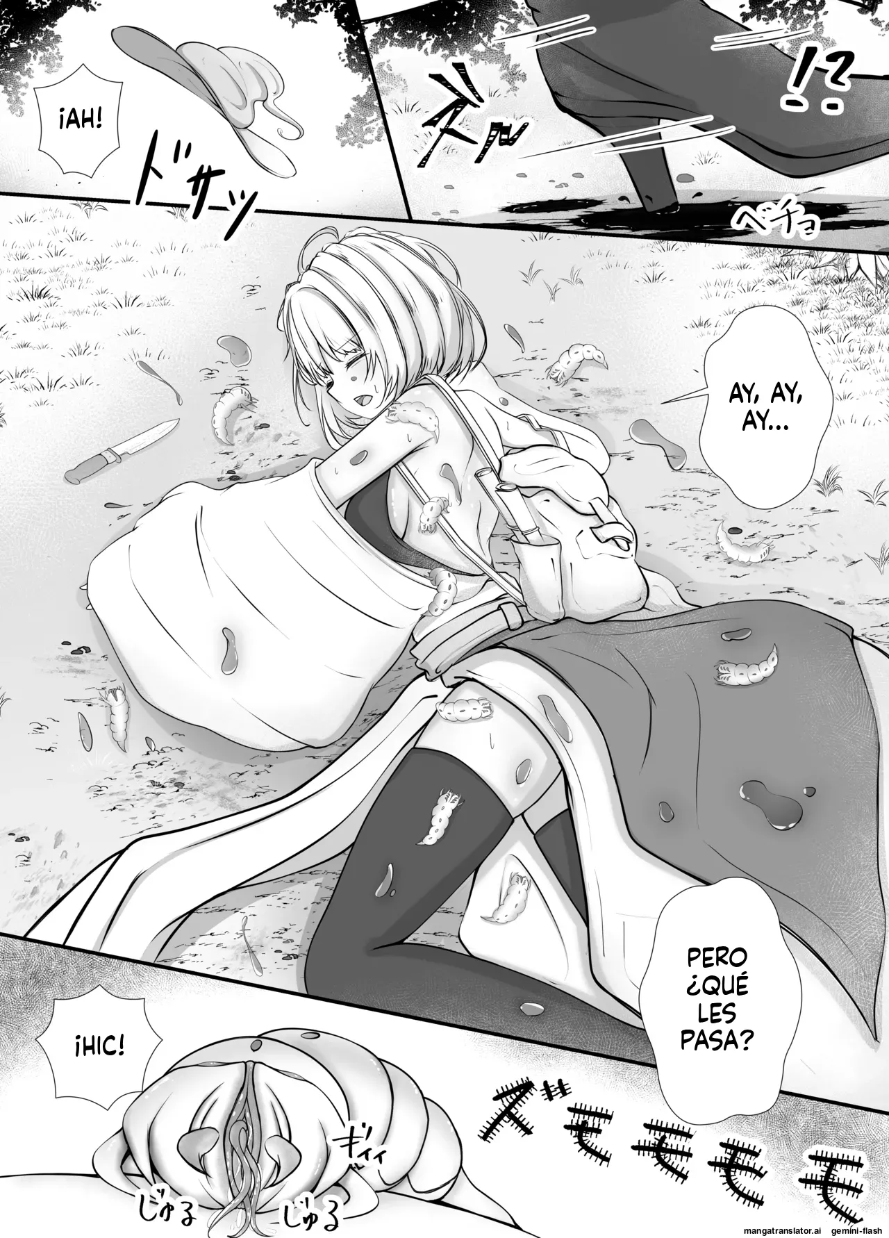 Onna Mahoutsukai-san Mushikan Hanashi 1 (Spanish) MTL image number 10