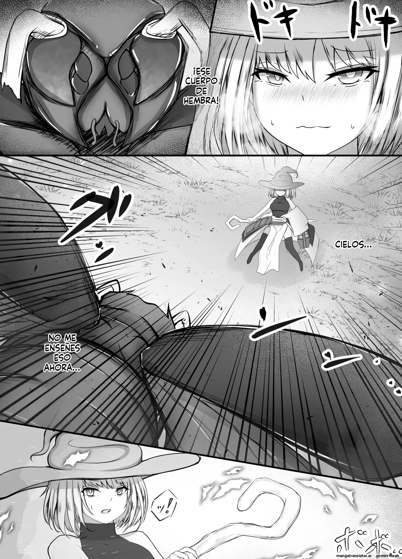 Onna Mahoutsukai-san Mushikan Hanashi 1 (Spanish) MTL image number 21