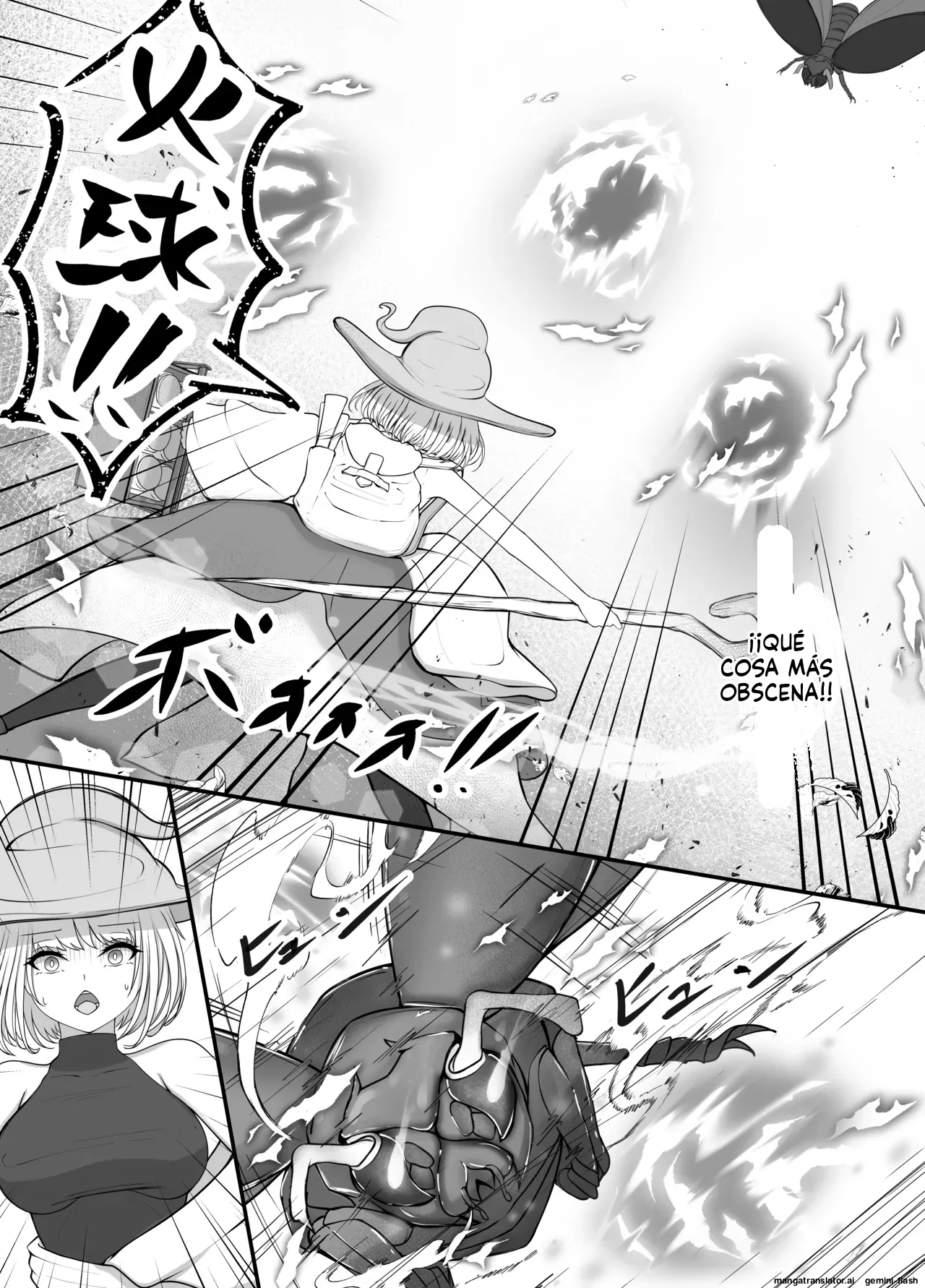 Onna Mahoutsukai-san Mushikan Hanashi 1 (Spanish) MTL image number 22