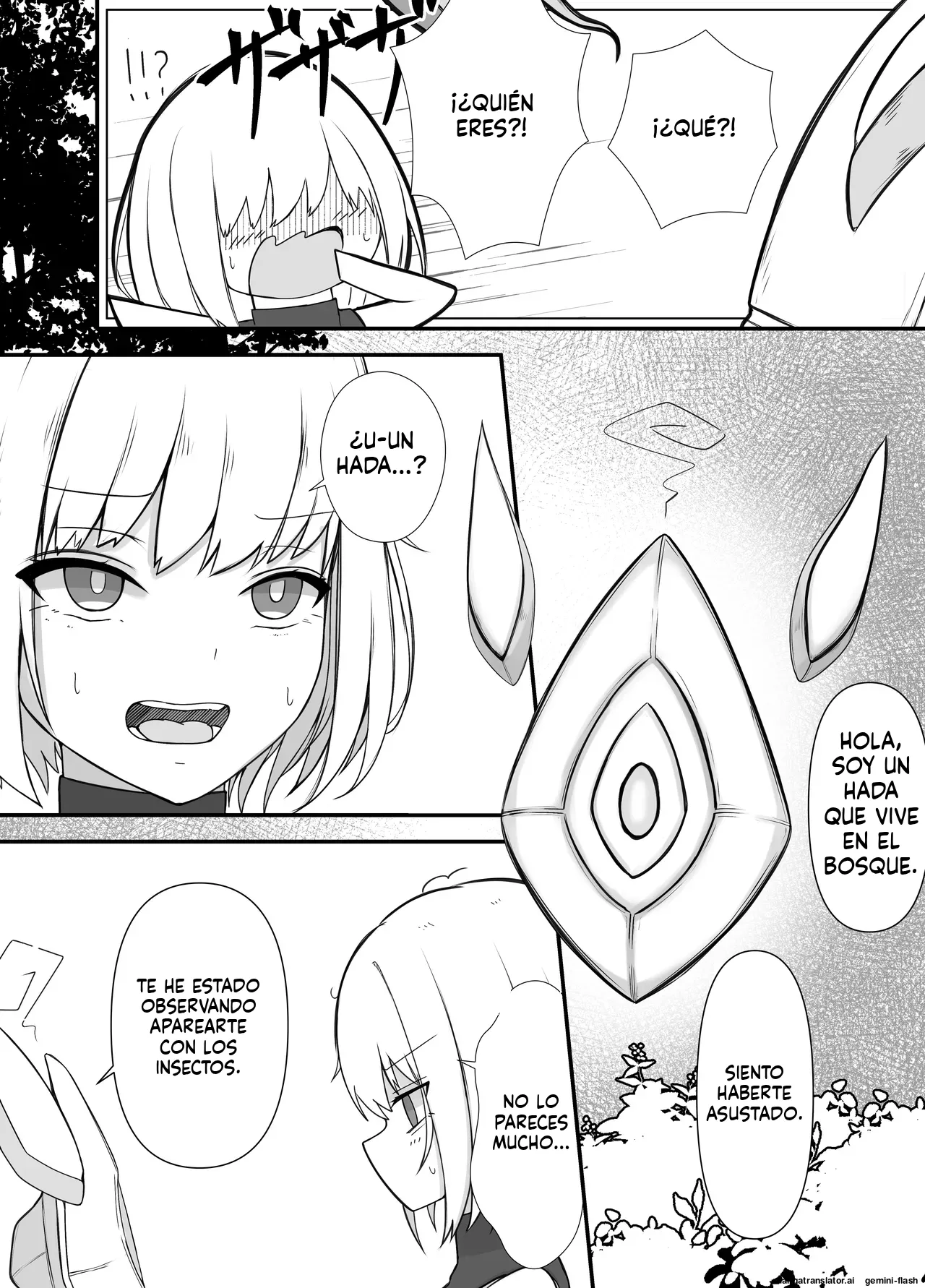 Onna Mahoutsukai-san Mushikan Hanashi 2 (Spanish) MTL image number 18