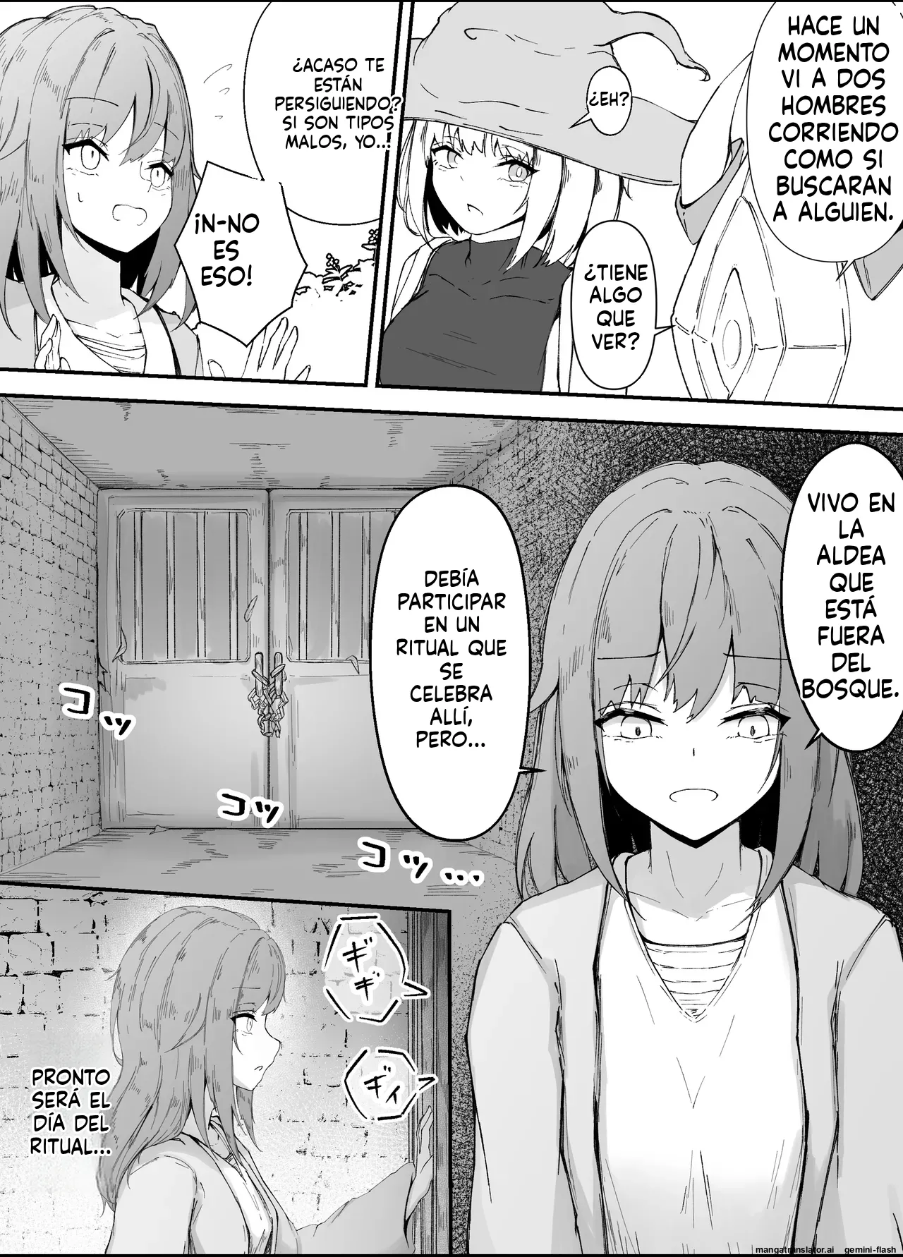 Onna Mahoutsukai-san Mushikan Hanashi 3 (Spanish) MTL image number 11