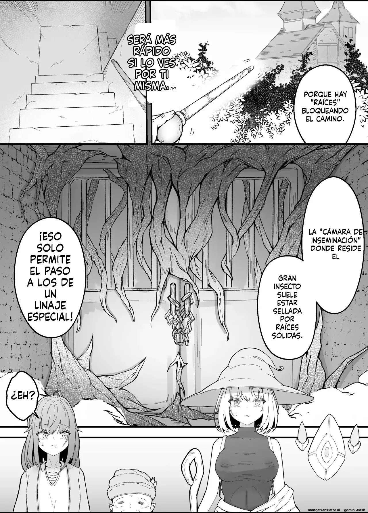 Onna Mahoutsukai-san Mushikan Hanashi 3 (Spanish) MTL image number 16