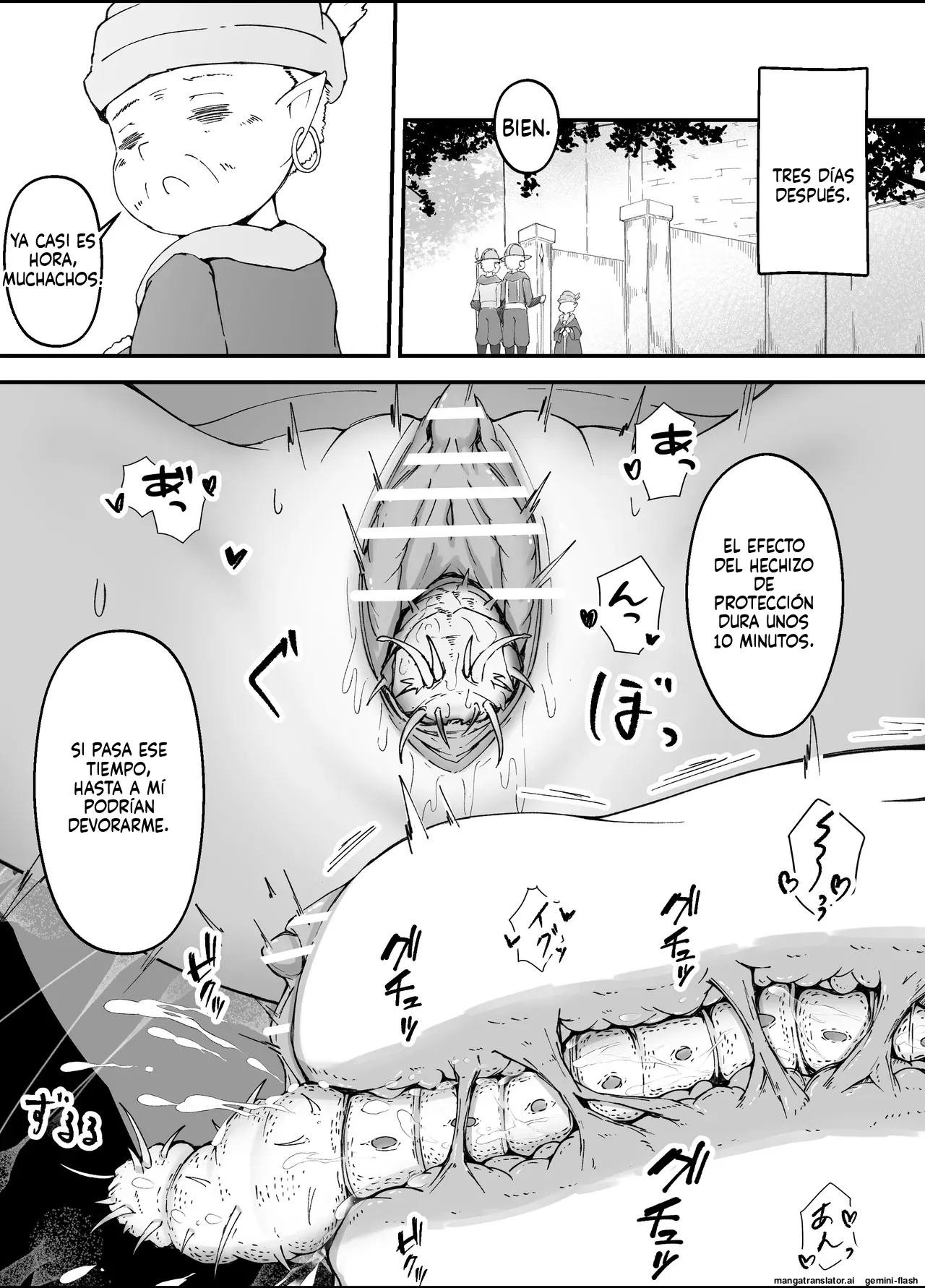 Onna Mahoutsukai-san Mushikan Hanashi 3 (Spanish) MTL image number 39