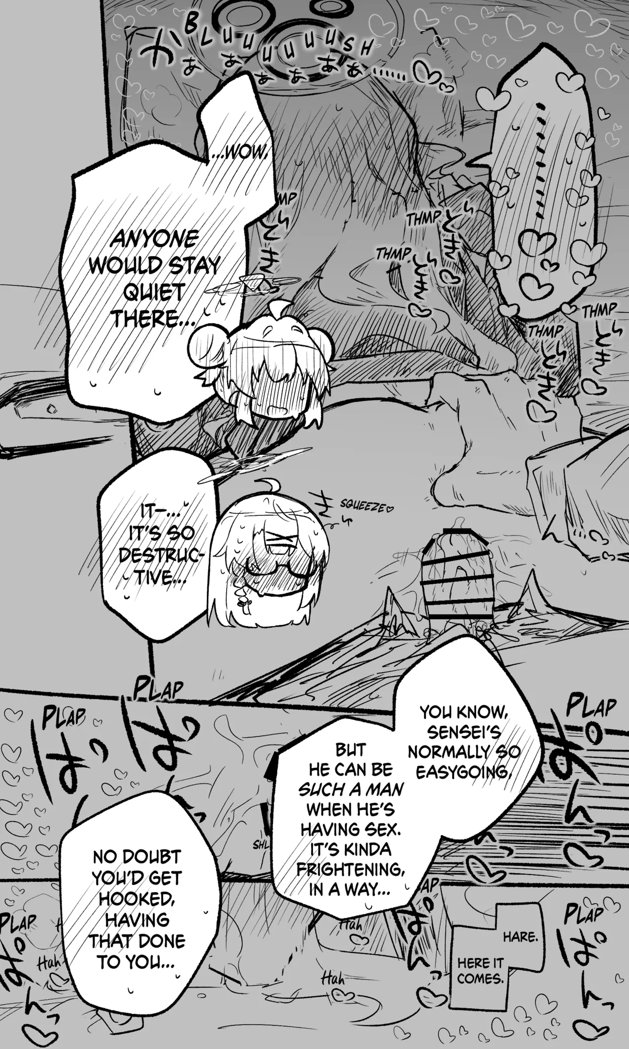 [Nekko] Hare Koukaibun + Short Manga + Omake (Blue Archive) [English] image number 16