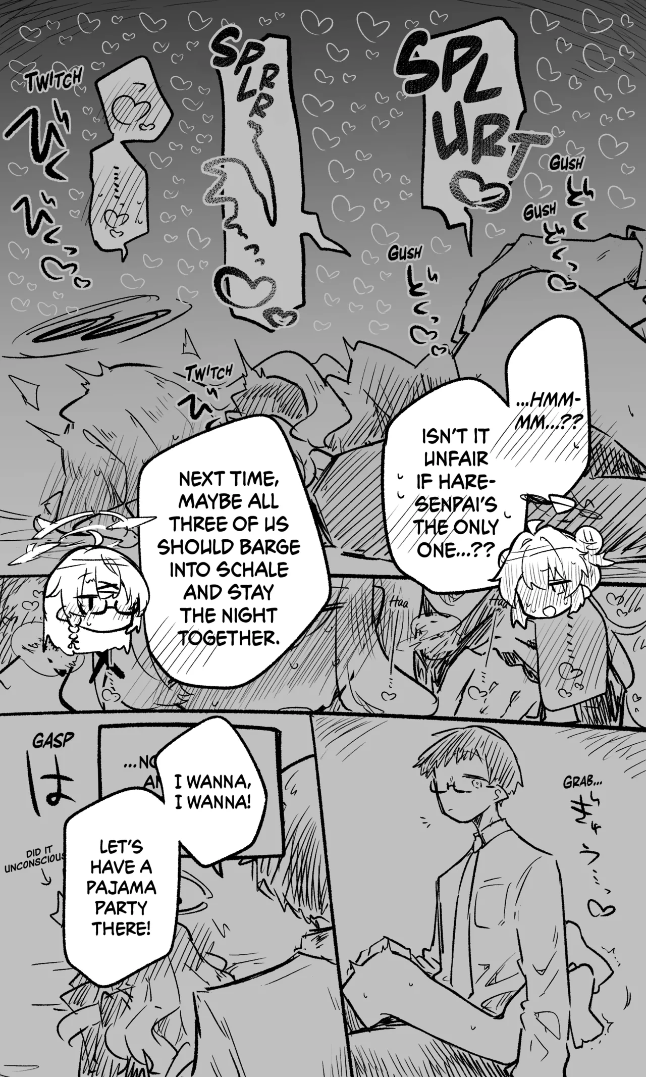 [Nekko] Hare Koukaibun + Short Manga + Omake (Blue Archive) [English] image number 17