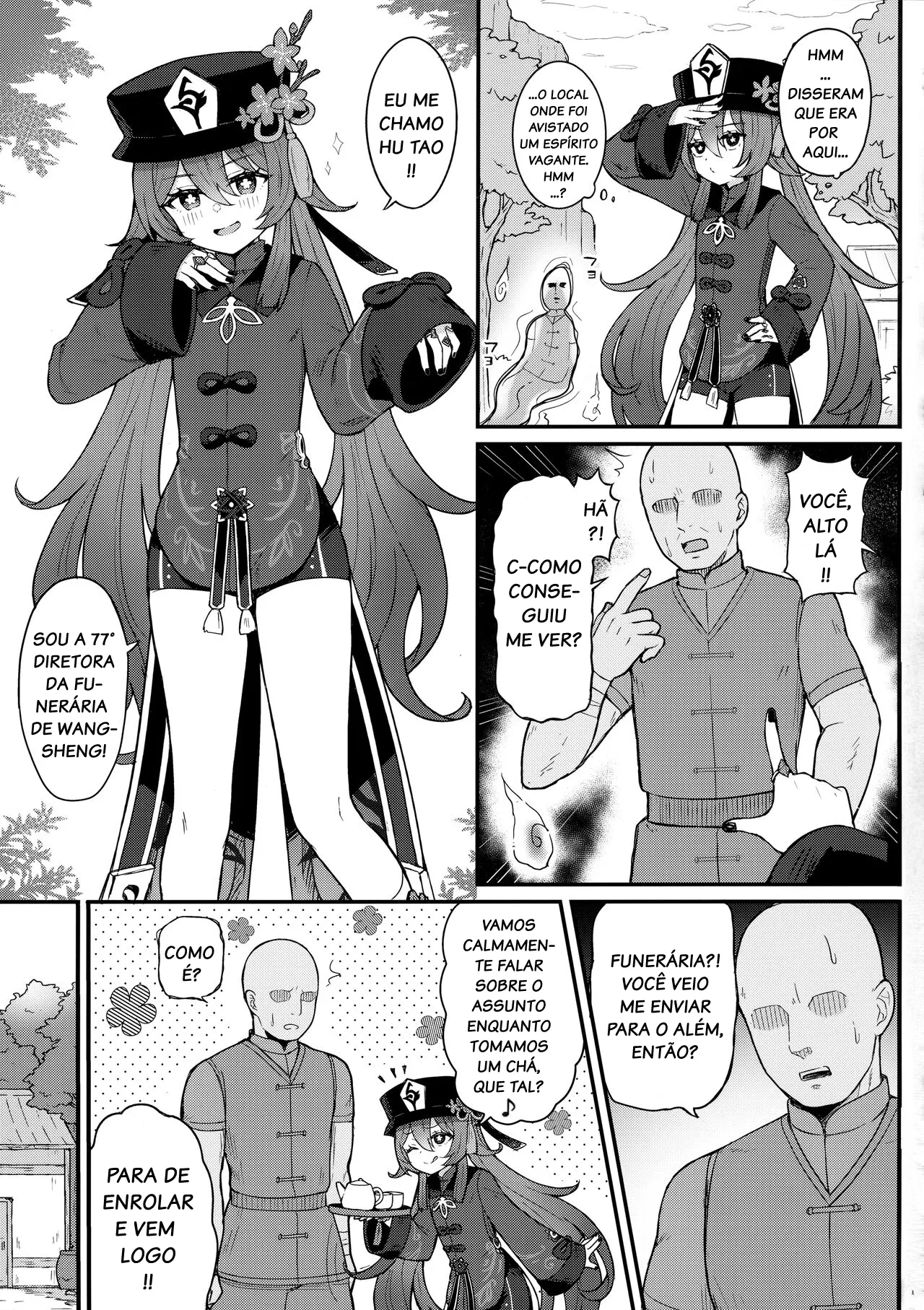 [Wasabi Mochi (Momosawa)] Hu Tao-chan ni Ikasete morau Hon | Uma história sobre a jornada ao além com a Hu Tao (Genshin Impact) [Censurado] [Digital] [PT-BR] 图片编号 2