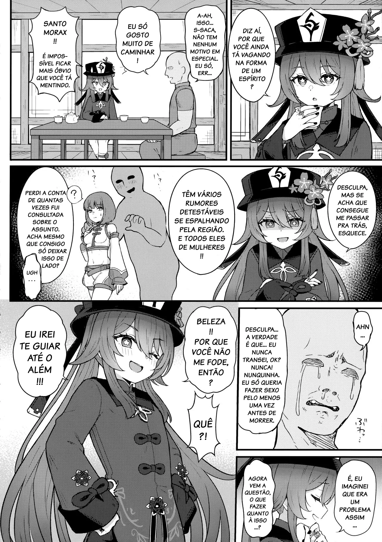[Wasabi Mochi (Momosawa)] Hu Tao-chan ni Ikasete morau Hon | Uma história sobre a jornada ao além com a Hu Tao (Genshin Impact) [Censurado] [Digital] [PT-BR] 图片编号 3