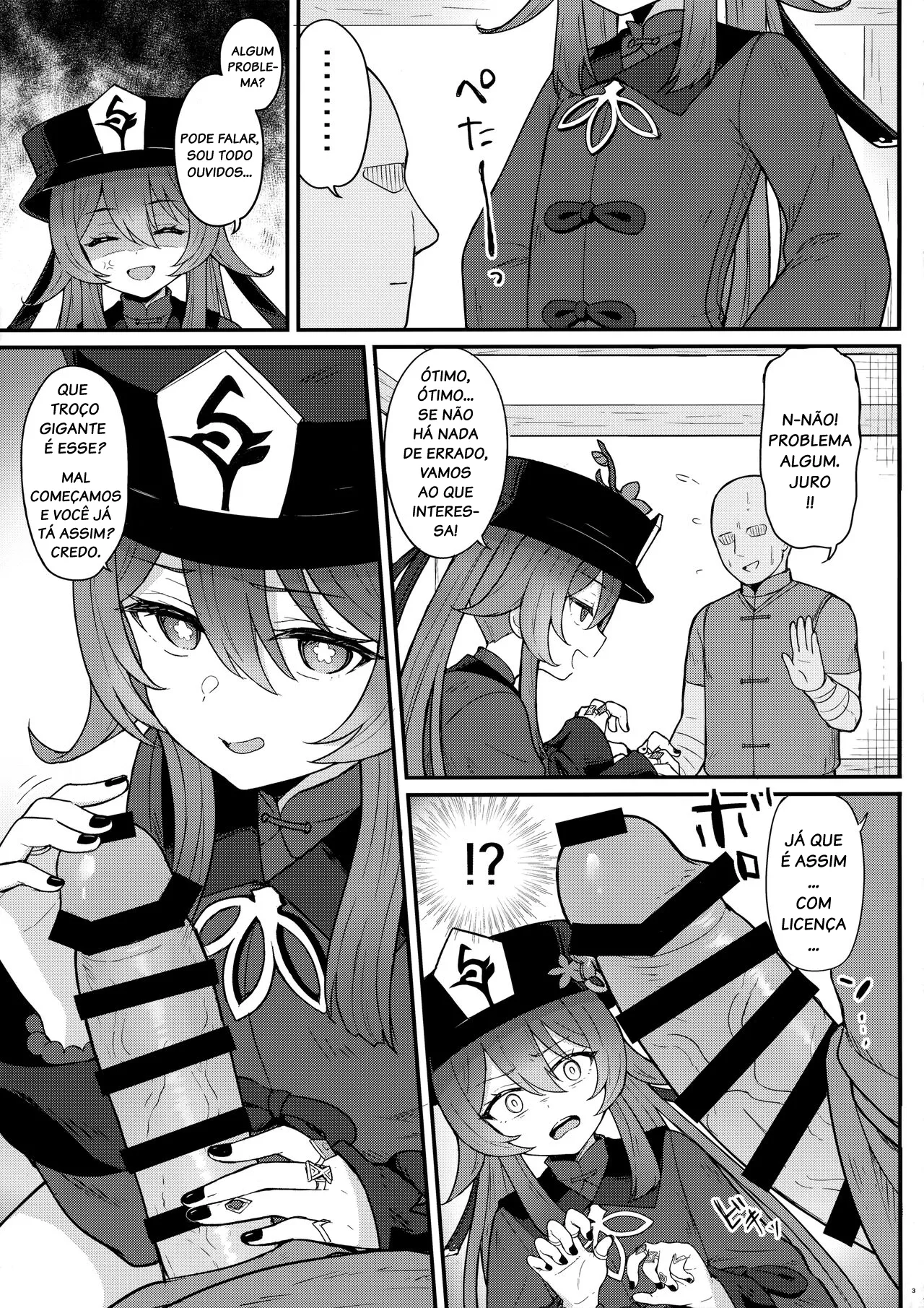 [Wasabi Mochi (Momosawa)] Hu Tao-chan ni Ikasete morau Hon | Uma história sobre a jornada ao além com a Hu Tao (Genshin Impact) [Censurado] [Digital] [PT-BR] 图片编号 4