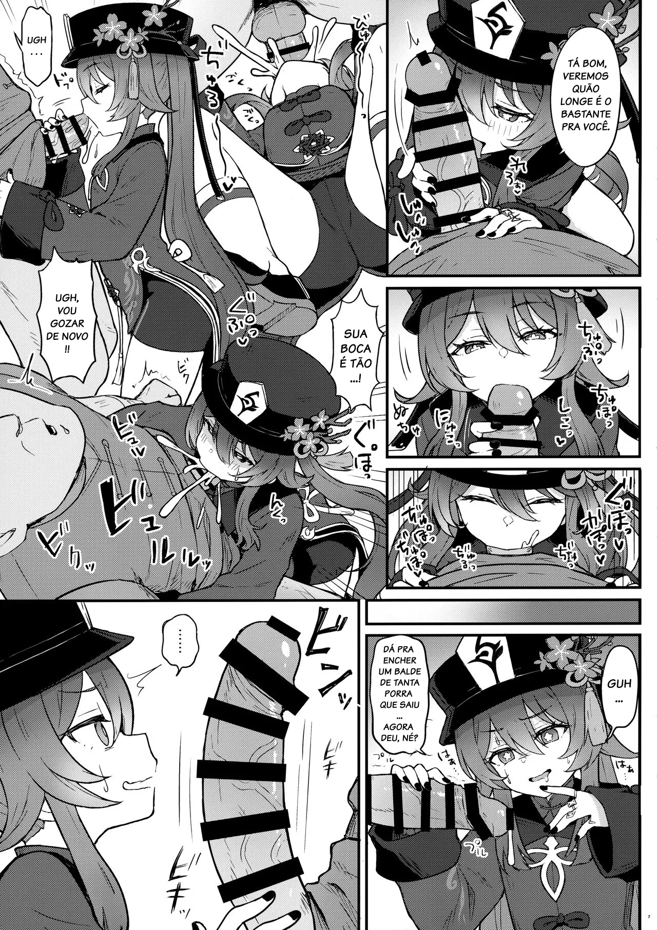 [Wasabi Mochi (Momosawa)] Hu Tao-chan ni Ikasete morau Hon | Uma história sobre a jornada ao além com a Hu Tao (Genshin Impact) [Censurado] [Digital] [PT-BR] 图片编号 8