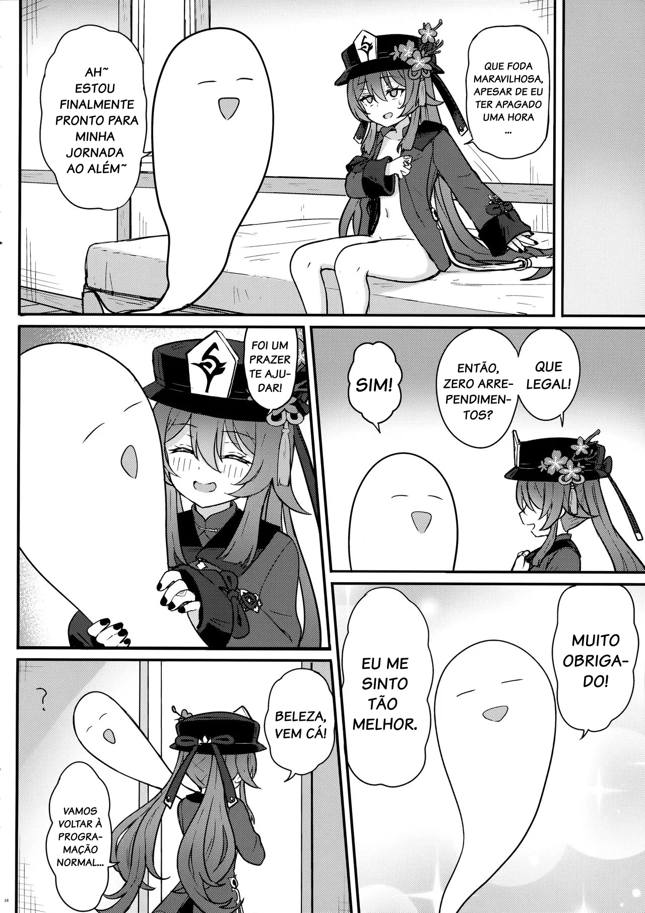 [Wasabi Mochi (Momosawa)] Hu Tao-chan ni Ikasete morau Hon | Uma história sobre a jornada ao além com a Hu Tao (Genshin Impact) [Censurado] [Digital] [PT-BR] 图片编号 19