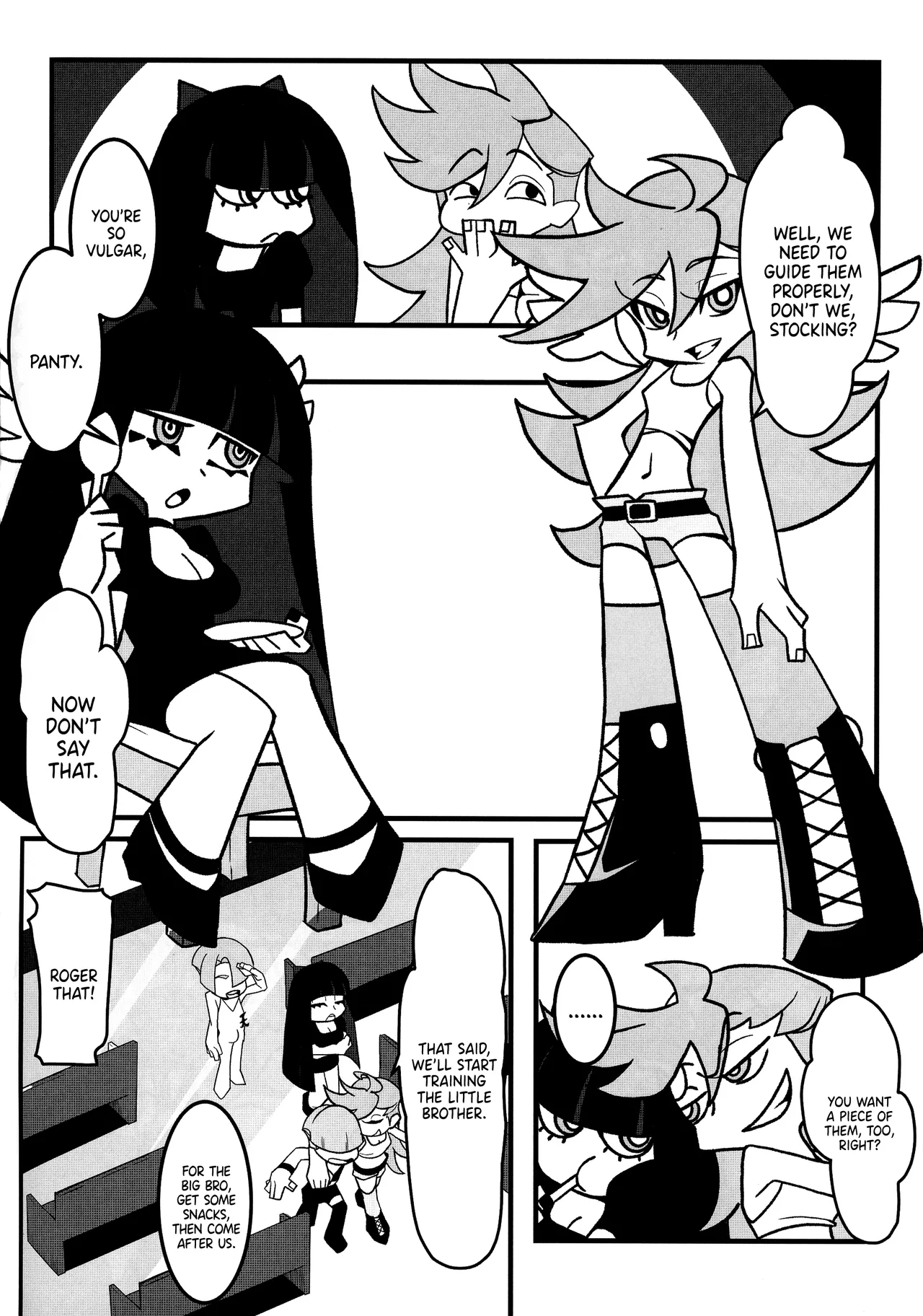 (C106) [Round table (Shiki)] Sacred Lechery (Panty & Stocking with Garterbelt)  [English] {Doujins.com} 图片编号 5