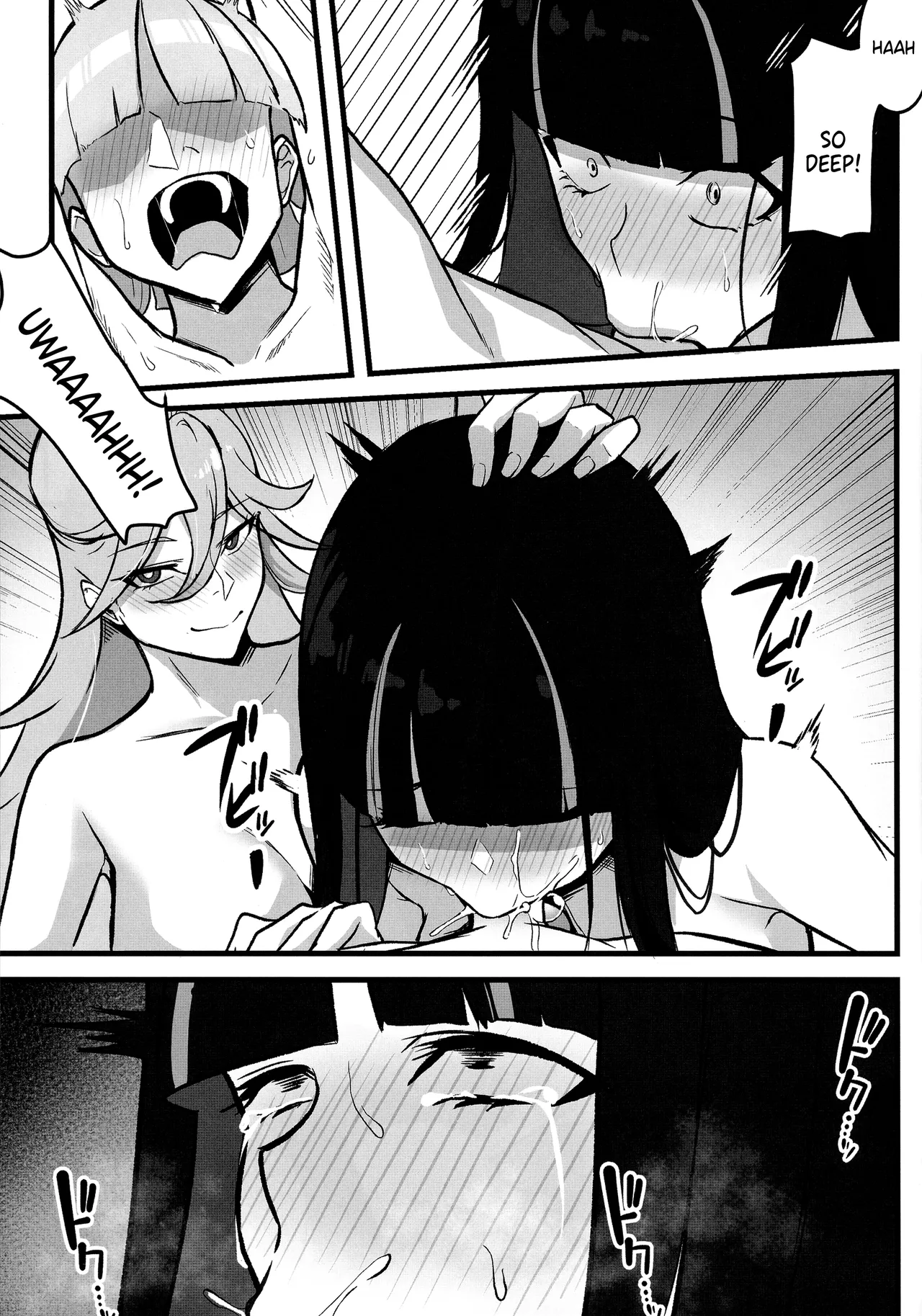 (C106) [Round table (Shiki)] Sacred Lechery (Panty & Stocking with Garterbelt)  [English] {Doujins.com} 图片编号 8