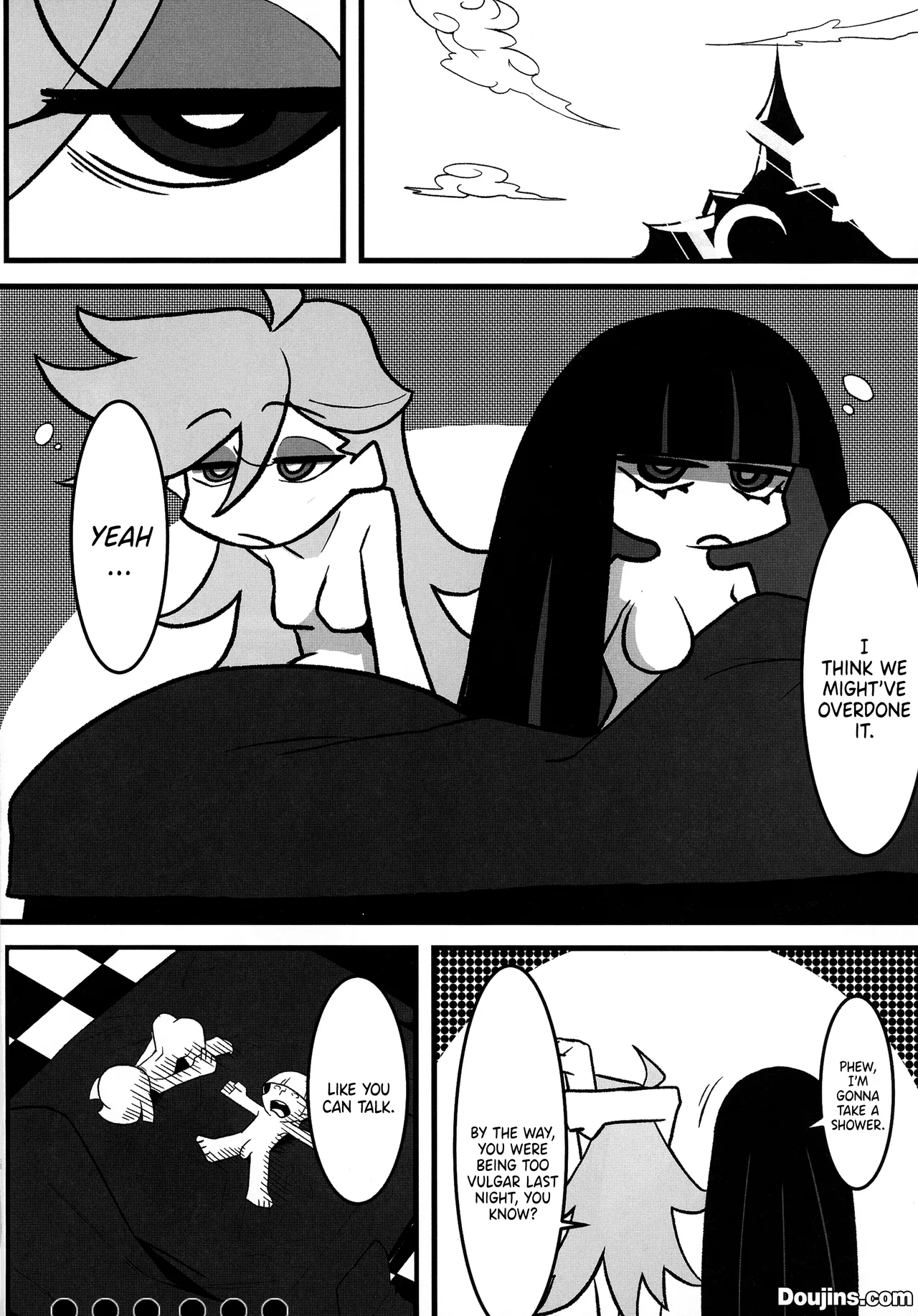 (C106) [Round table (Shiki)] Sacred Lechery (Panty & Stocking with Garterbelt)  [English] {Doujins.com} 图片编号 33