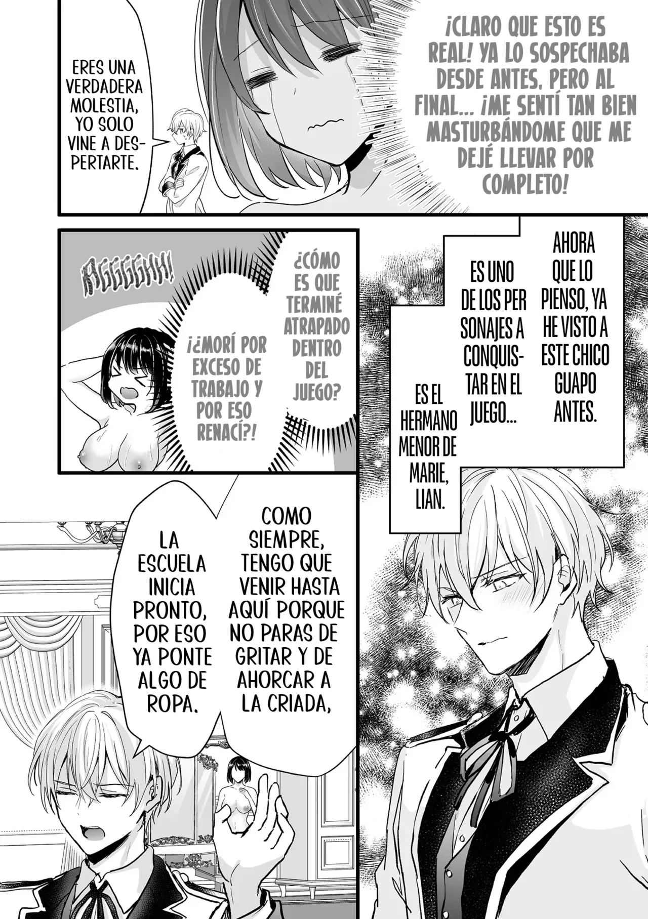 [Aji Pontarou] Akuyaku Reijou ni Natta Ore wa Otouto o Kanraku Shinakereba Ikenai (Bessatsu Comic Unreal Akuyaku Reijou Hen Vol. 1) [Spanish] [TF Scans] [Digital] 图片编号 10