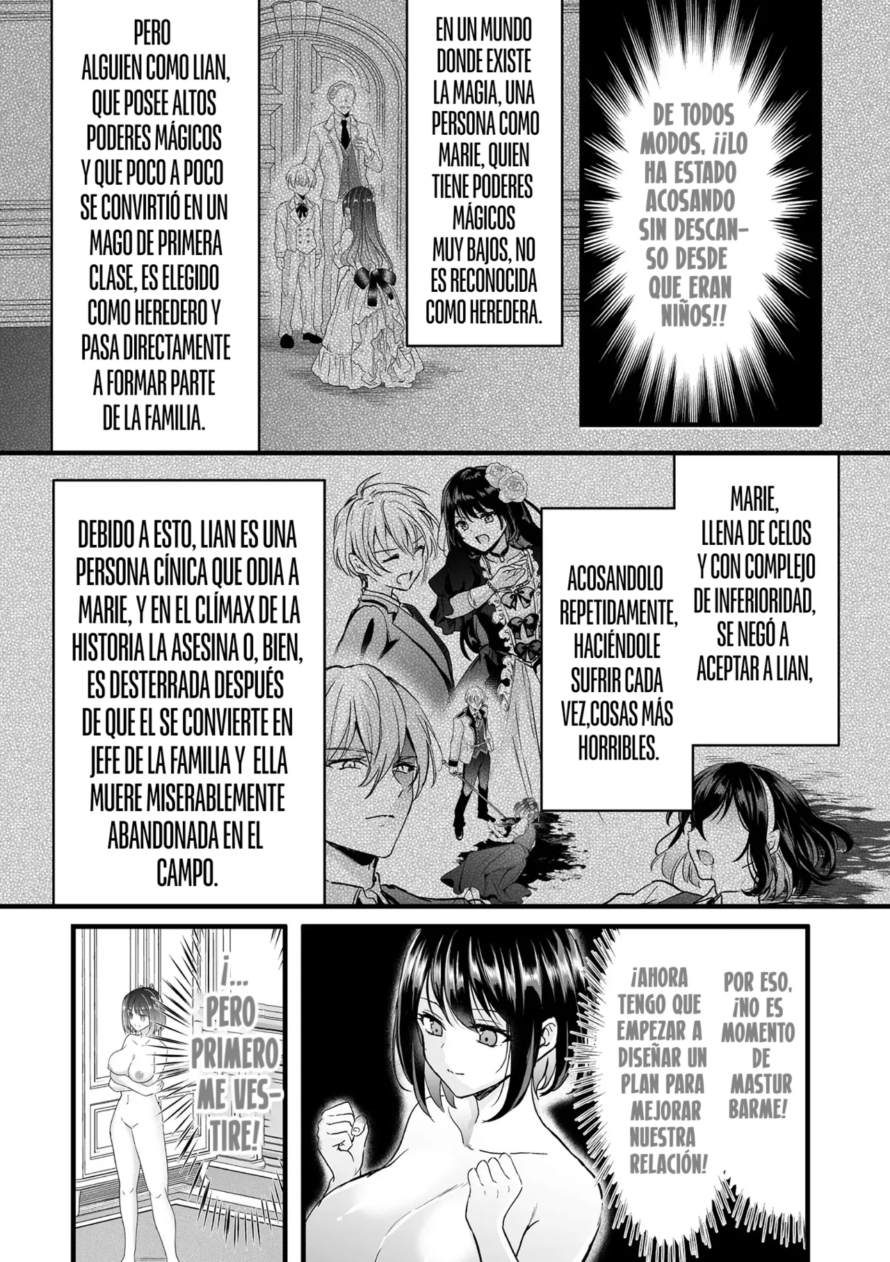 [Aji Pontarou] Akuyaku Reijou ni Natta Ore wa Otouto o Kanraku Shinakereba Ikenai (Bessatsu Comic Unreal Akuyaku Reijou Hen Vol. 1) [Spanish] [TF Scans] [Digital] 图片编号 12