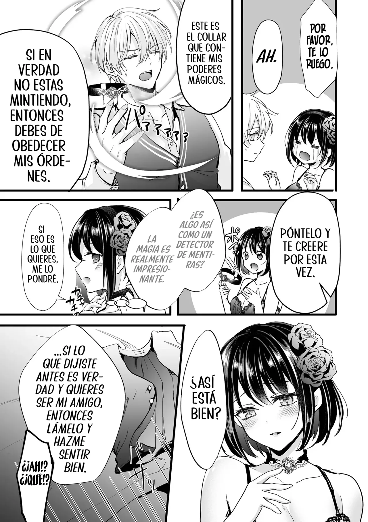 [Aji Pontarou] Akuyaku Reijou ni Natta Ore wa Otouto o Kanraku Shinakereba Ikenai (Bessatsu Comic Unreal Akuyaku Reijou Hen Vol. 1) [Spanish] [TF Scans] [Digital] 图片编号 19