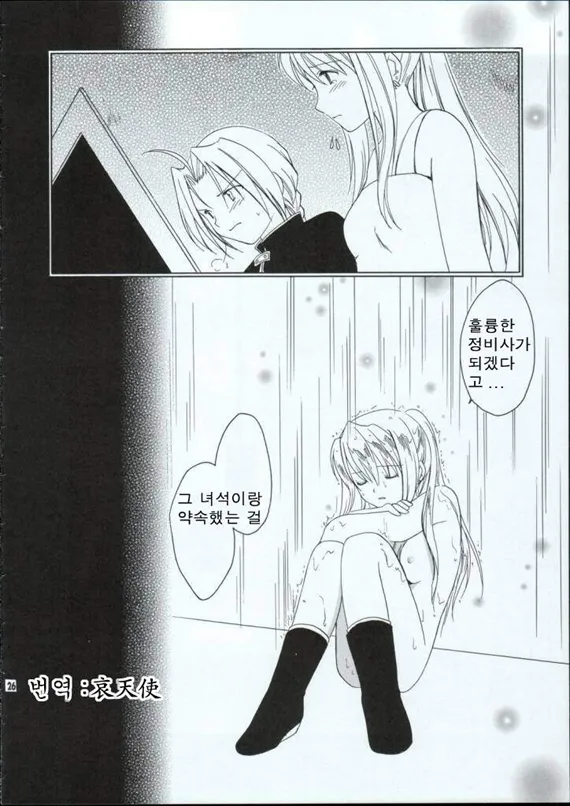 (C65) [Aion (Amou Mari)] Random Ni Saku Nobe No Hana Ni (Full Metal Alchemist) [korean] image number 22