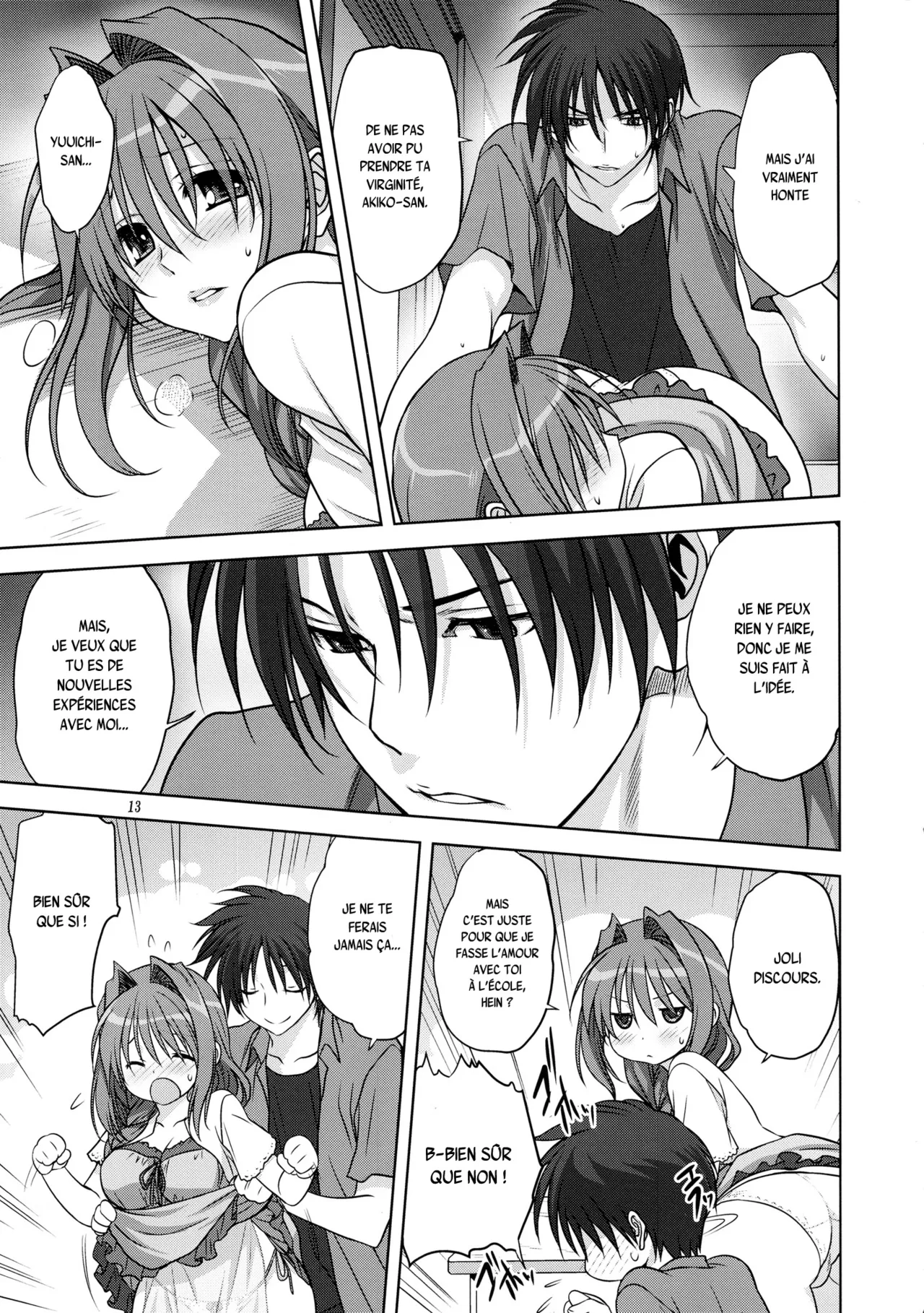 (C84) [Mitarashi Club (Mitarashi Kousei)] Akiko-san to Issho 12 (Kanon) [French] {SAXtrad} image number 13