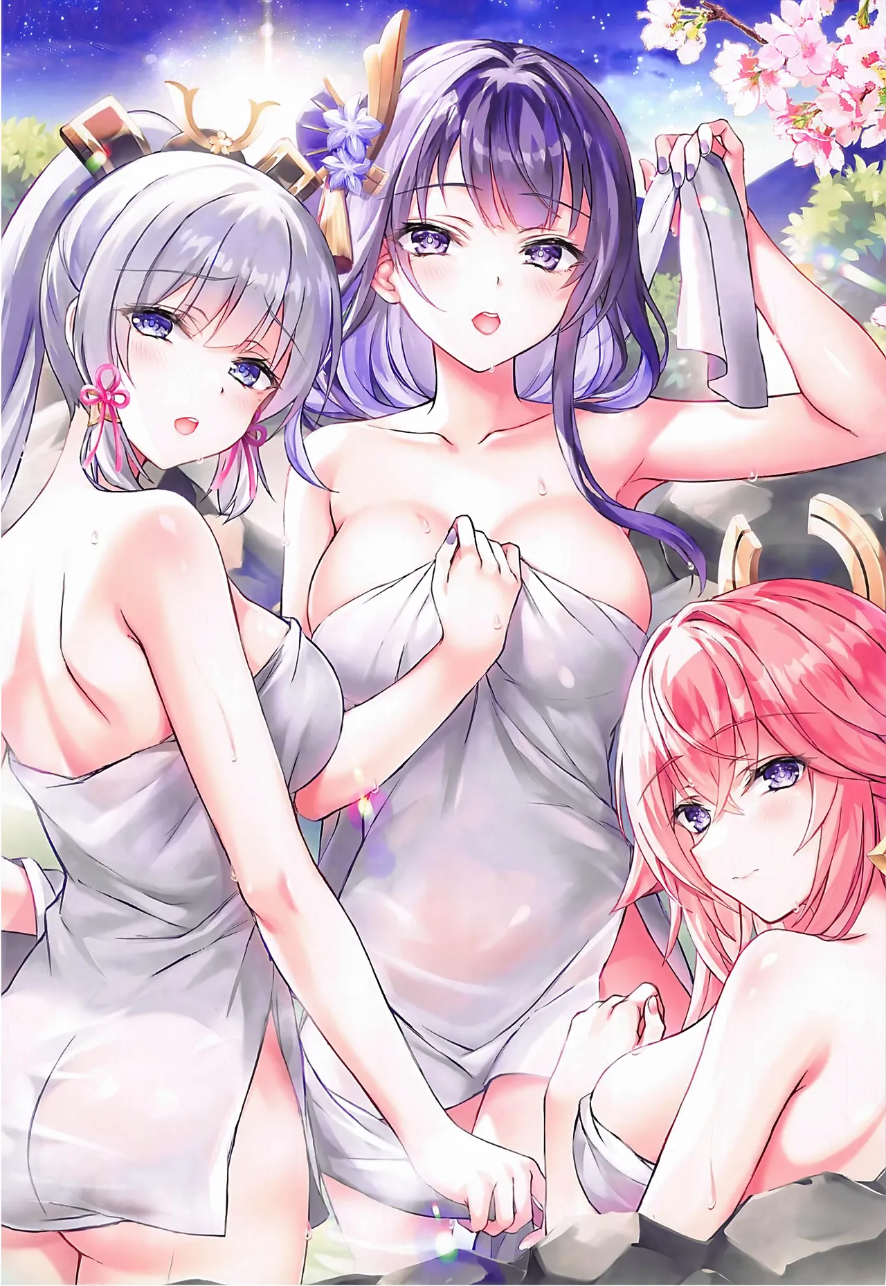 (C103) [Akaneiro (Rimiki, Yakifugu)] Inazuma no Hitou | Secret Hot Spring of Inazuma (Genshin Impact) [English] [NekoHime] image number 3