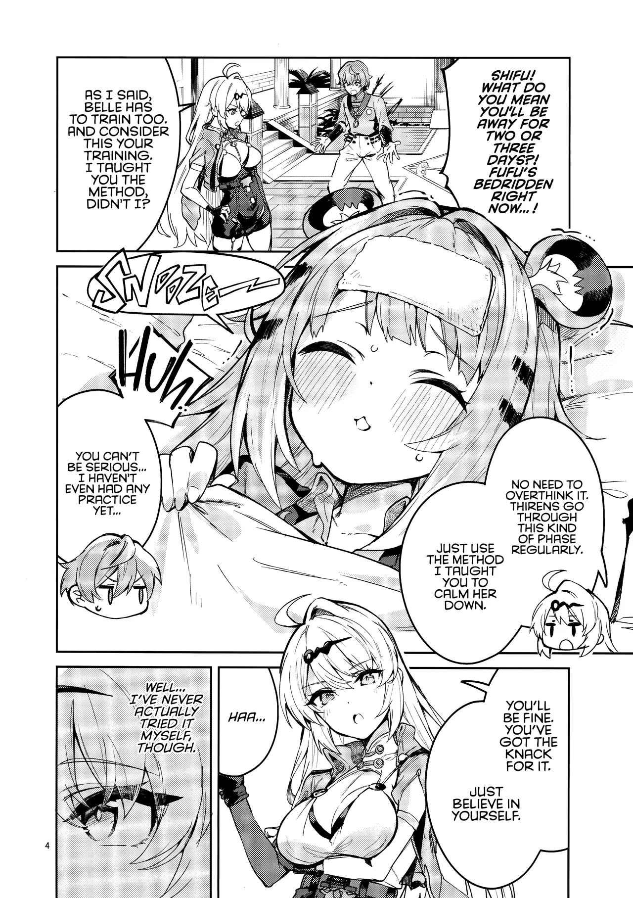 (C107) [Circle-Fiore (Ekakibit)] Fufu no Hatsujouki | Fufu's Mating Record (Zenless Zone Zero) [English] 3eme image