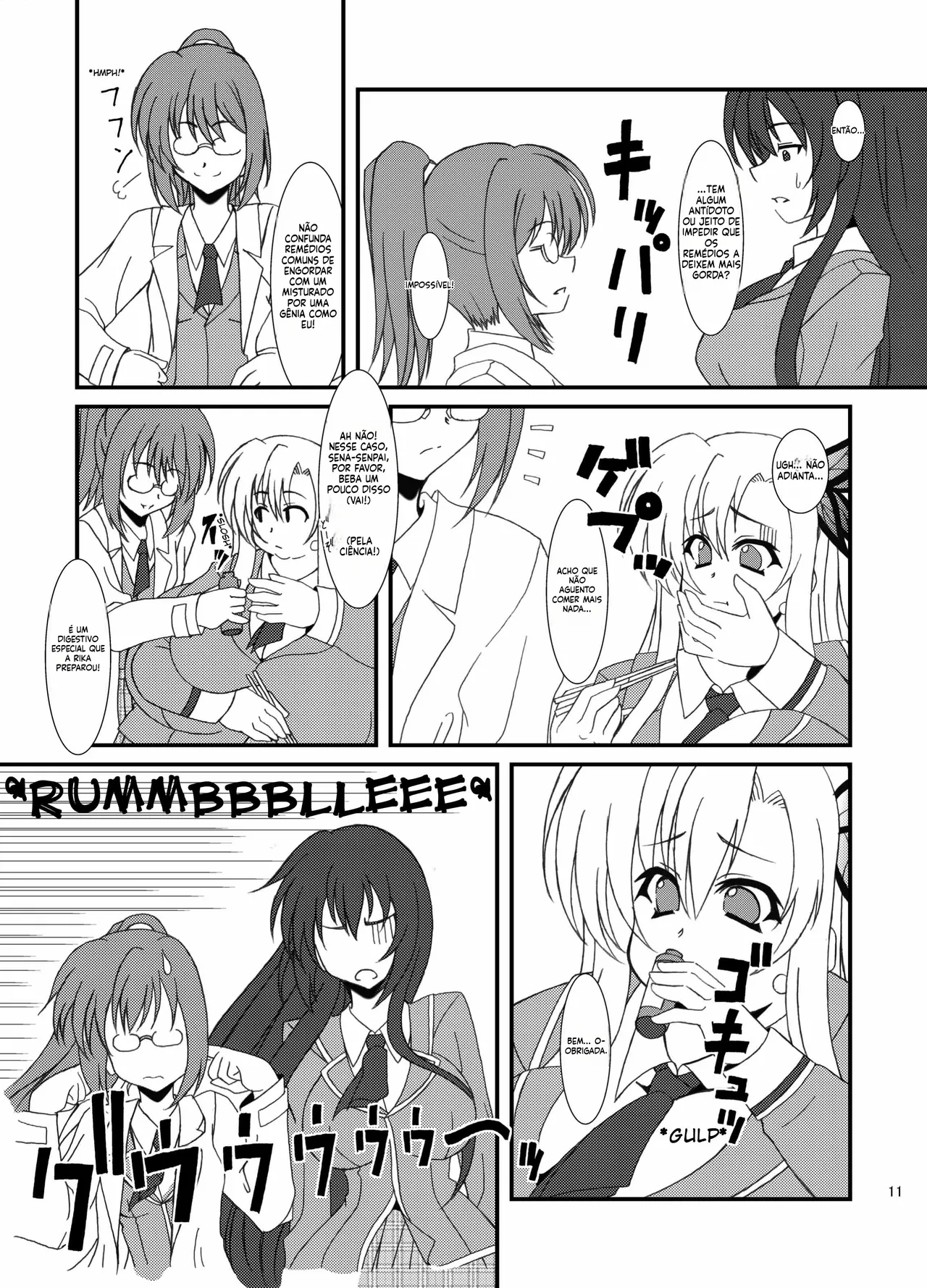 [elflite (Agata Akira)] Zannen Shiyou (Boku wa Tomodachi ga Sukunai) [Portuguese-BR] 图片编号 12