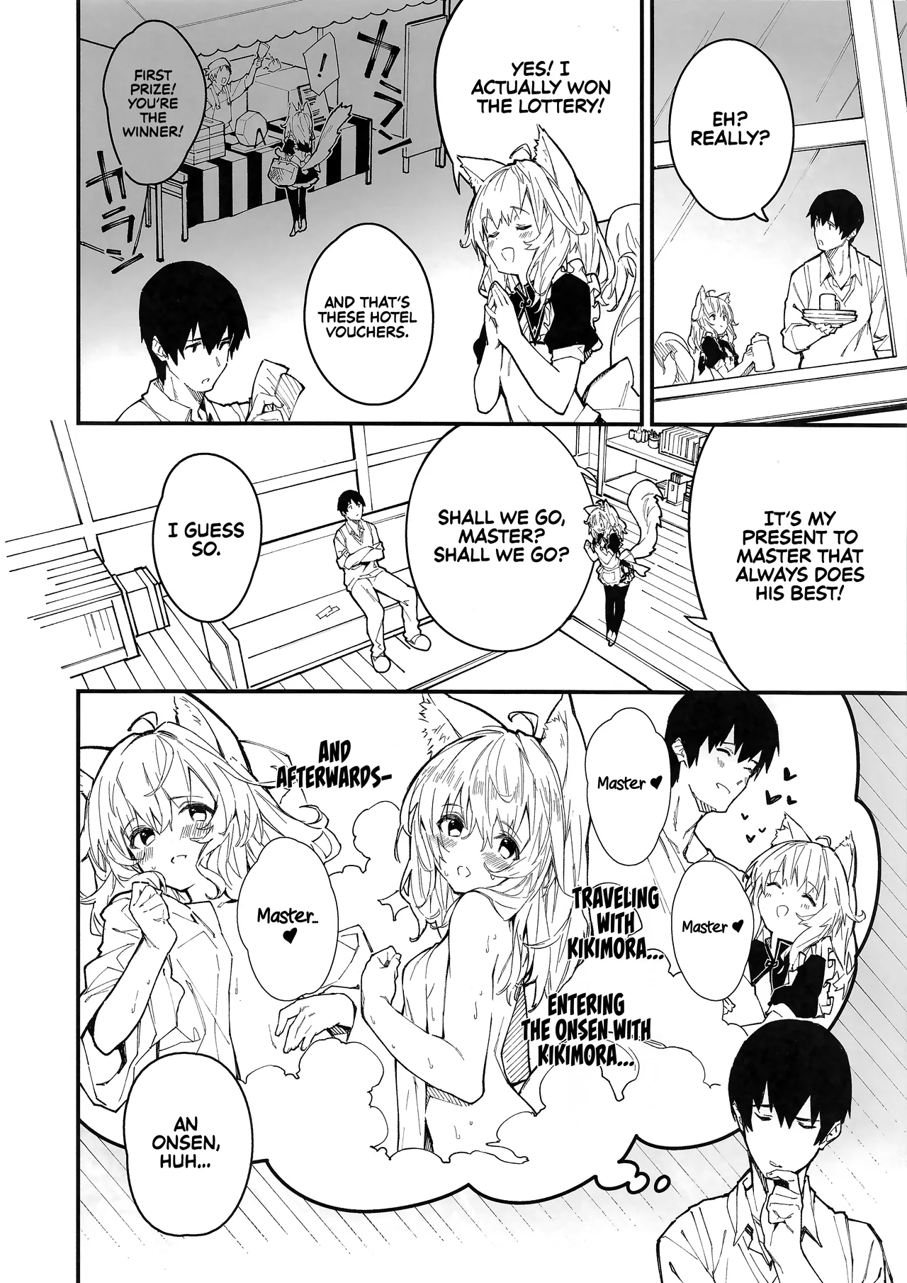 (C103) [Dot Eito (Sawayaka Samehada)] Kemomimi Maid to Ichaicha Suru Hon 4 Satsume | A Book About Making Out With a Kemomimi Maid 4 [English] [Rirare Translation] image number 4