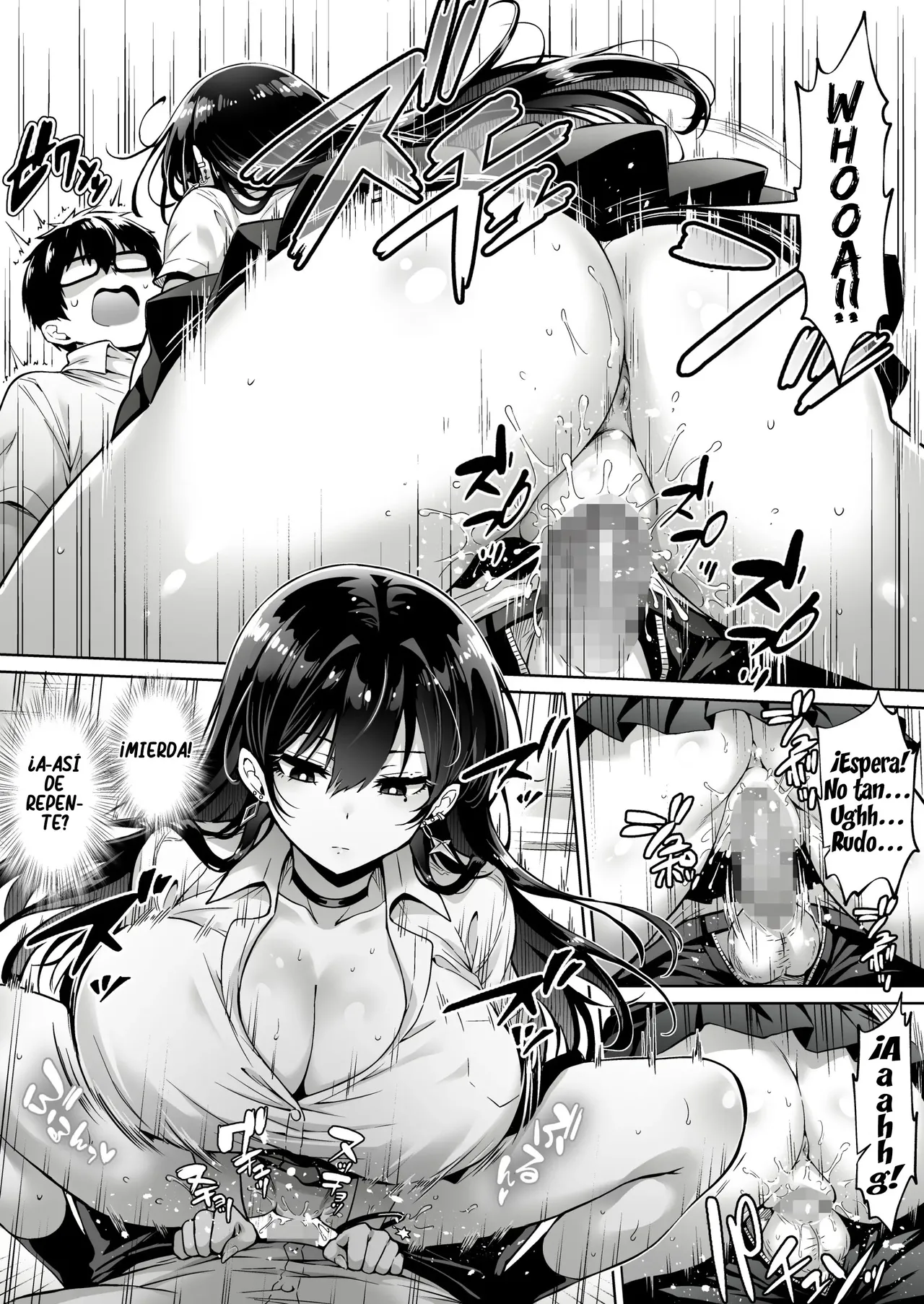 [Hechima Koubou] Totsuzen Ie ni Kita Gal ni Boku no Doutei o Ubawareteitta Hanashi｜Una Gyaru Apareció en Mi Casa y Me Robo la Virginidad [Spanish] [Uraku Translations] 11eme image