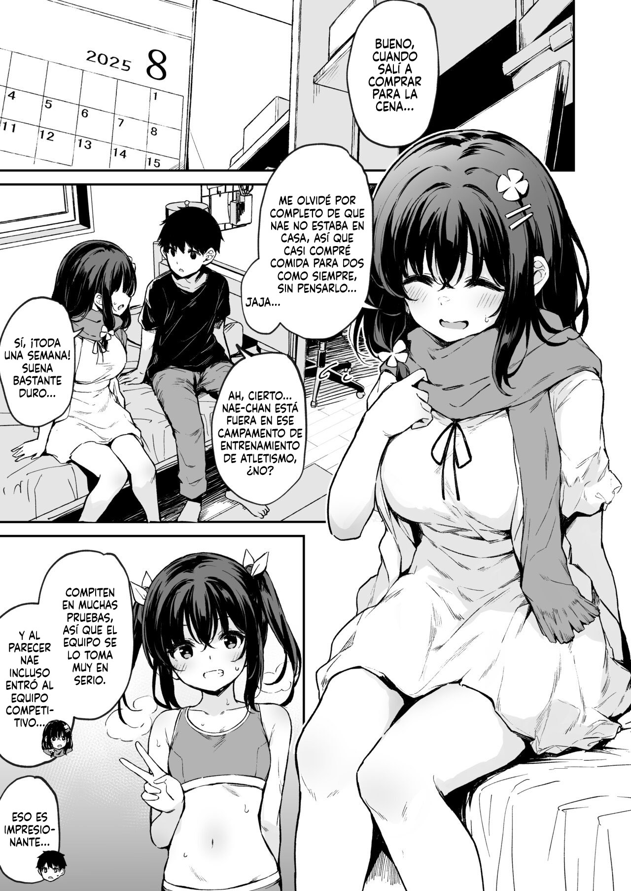 [Hiiro no Kenkyuushitsu (Hitoi)] Ochiba Nikki -Jitaku Choukyou Hen 1-｜Diario de las Hojas Caídas -Arco del Entrenamiento en Casa 1- [Spanish] [New Scan Doujin] [Digital] 画像番号 4