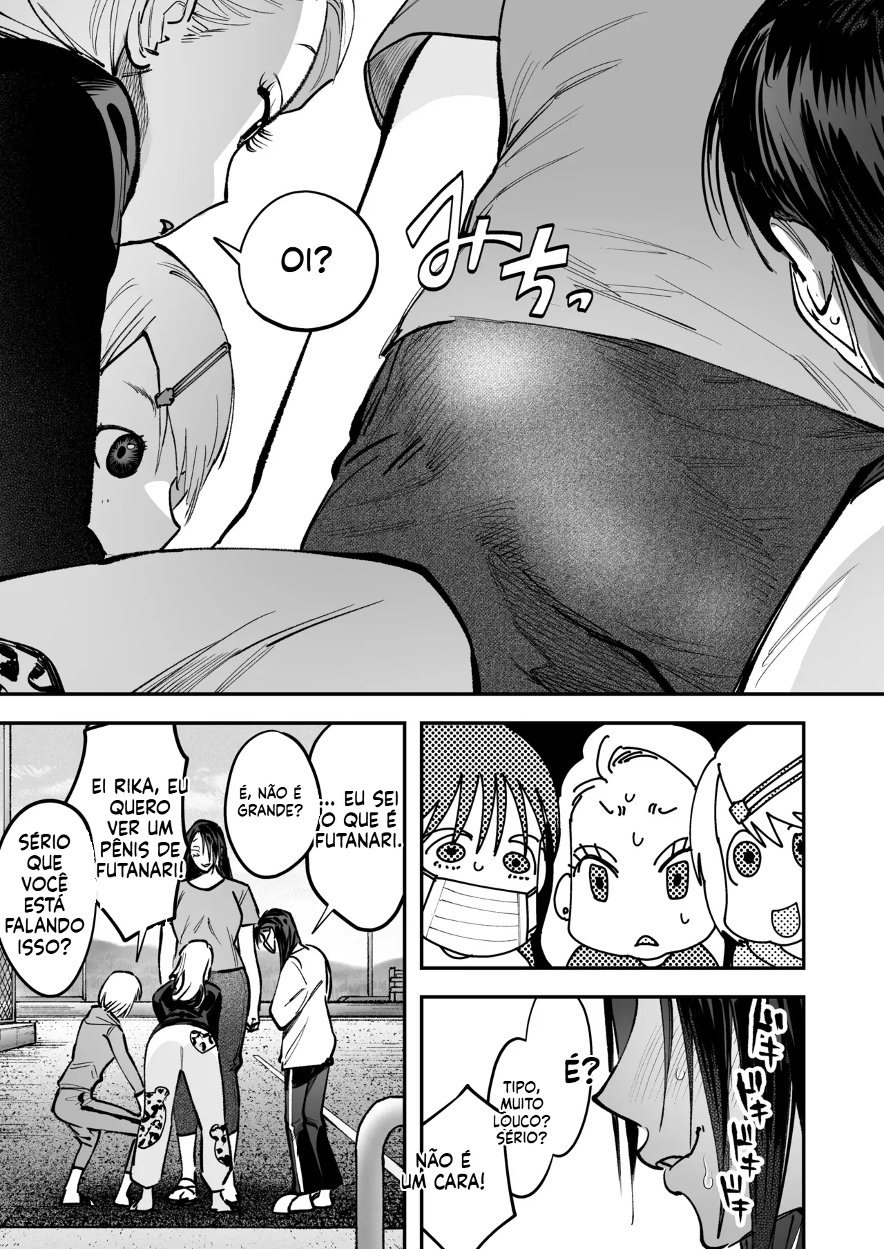 [Chimeda] Haetate Futanari Haru, Kaitsuu-chuu [Portuguese-BR] 10eme image