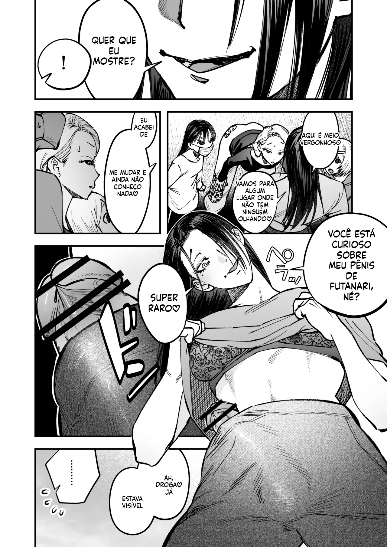 [Chimeda] Haetate Futanari Haru, Kaitsuu-chuu [Portuguese-BR] 11eme image