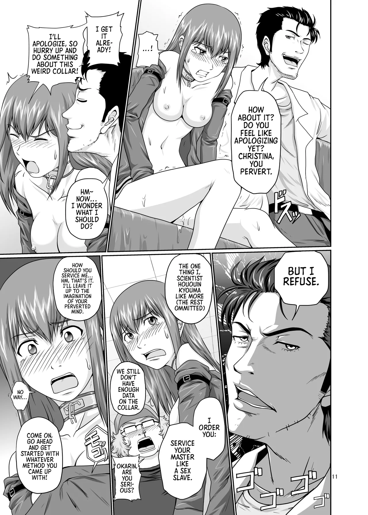[Daizu no Susume (Toyama Teiji)] A Completely Submissive American Virgin - Chapter a -Sexual slavery Makise Kurisu- (Steins;Gate) [Digital] [English] [Morally Bankrupt Wizard Translations] изображение № 10