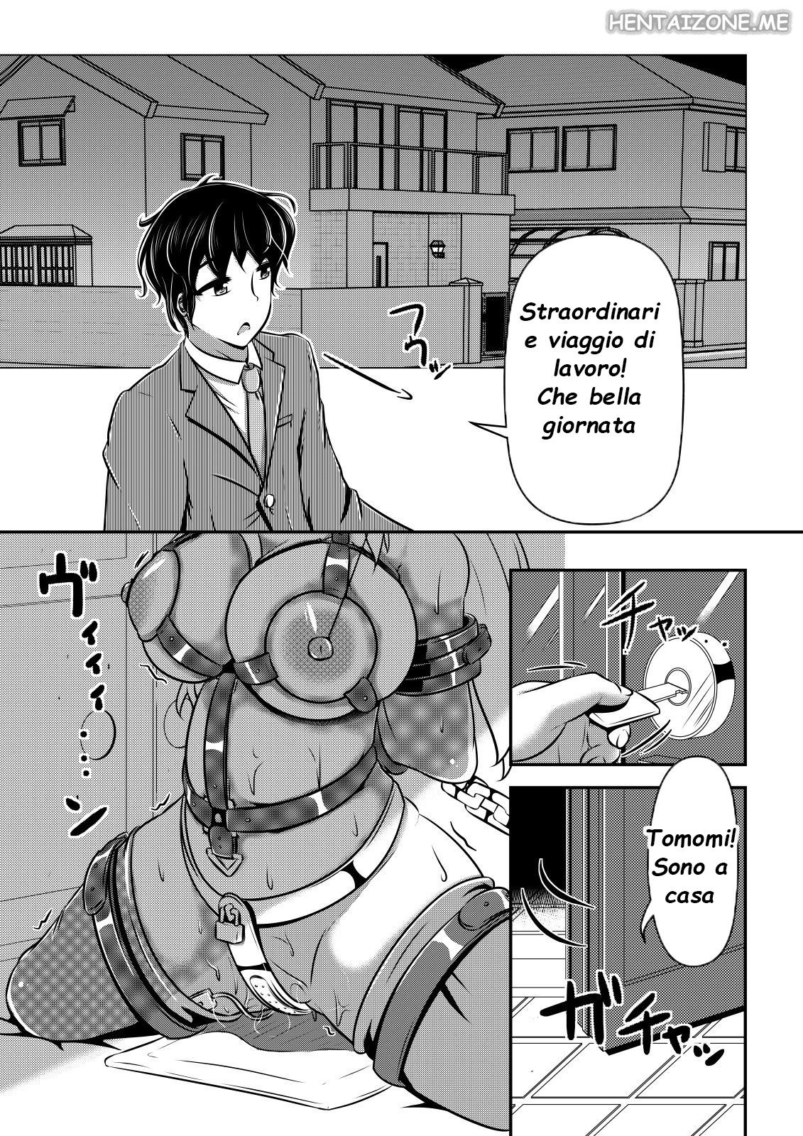 [Shiroi Shinoshino (Shinoda Kazuhiro)] Hitoinu Ureshon Tomarazu | La mia nuova vita da cani [Italian] [Hentai Zone] [Digital] numero di immagine  2