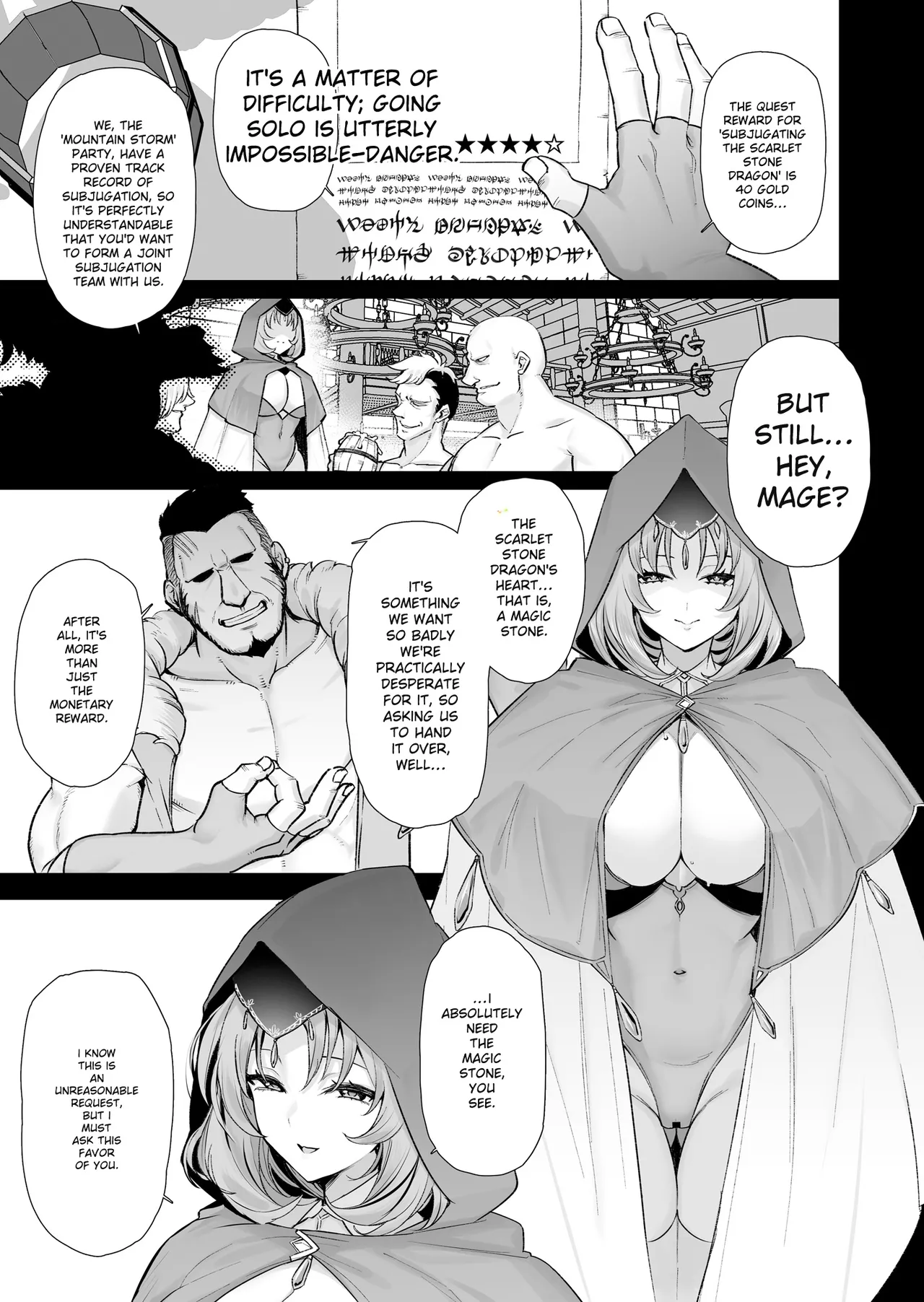 [Torinosu (Shingo.)] A story about having raw sex with a 108-year-old lewd, busty elf mage. [AI Translated] 画像番号 3